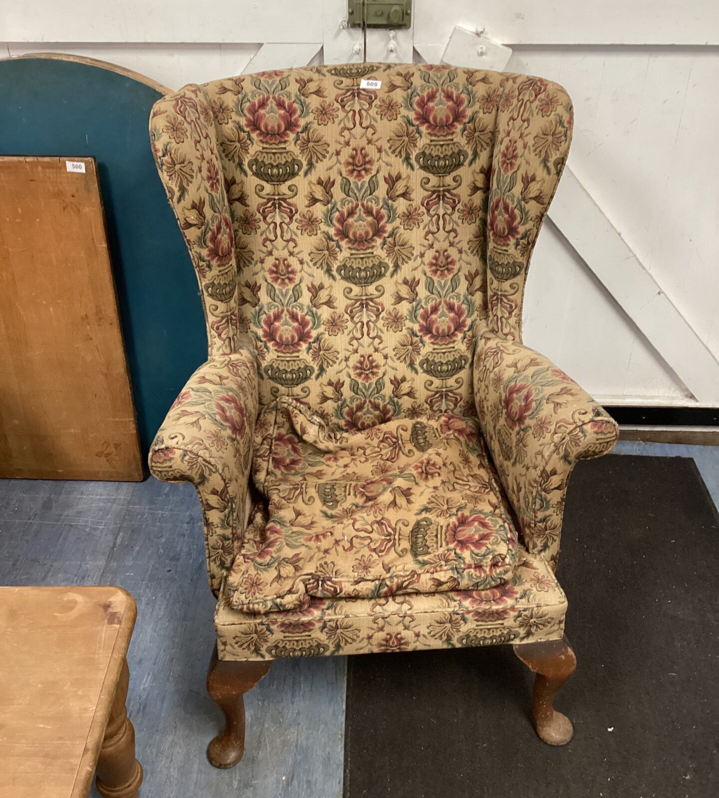 505 mid century parker knowles armchair for restoration Badgers