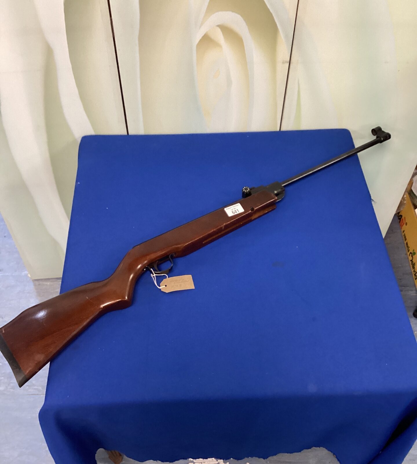 641 webley vulcan .22 cal air rifle – Badgers Auctions | On-site and ...