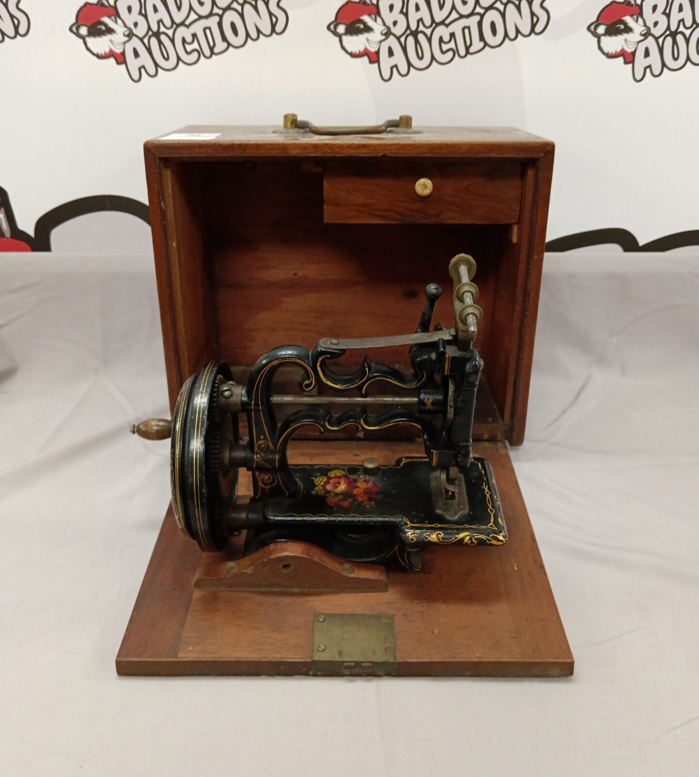 J a & G weir Victorian miniature sewing machine