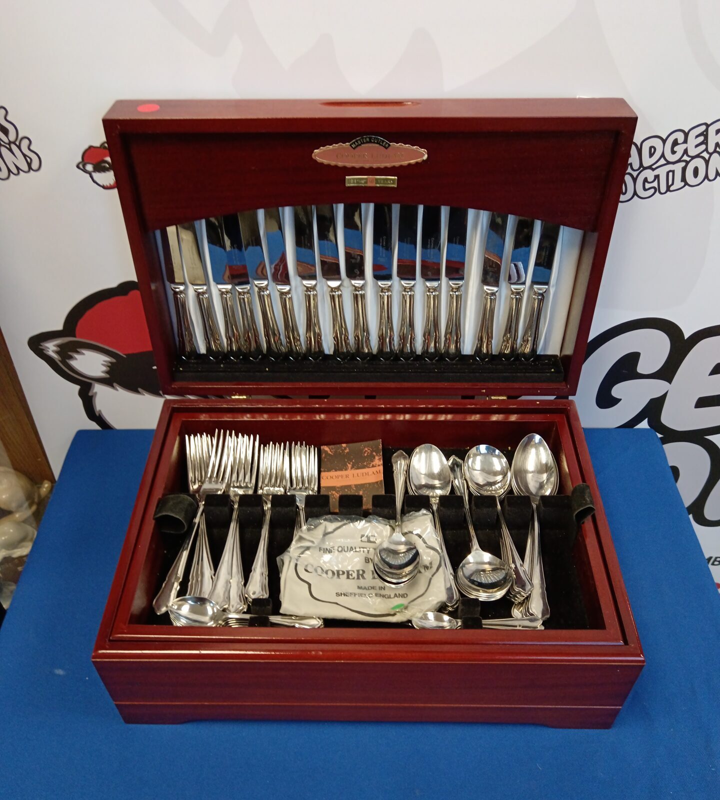 Cooper ludlam silver plate cutlery set (incomplete)