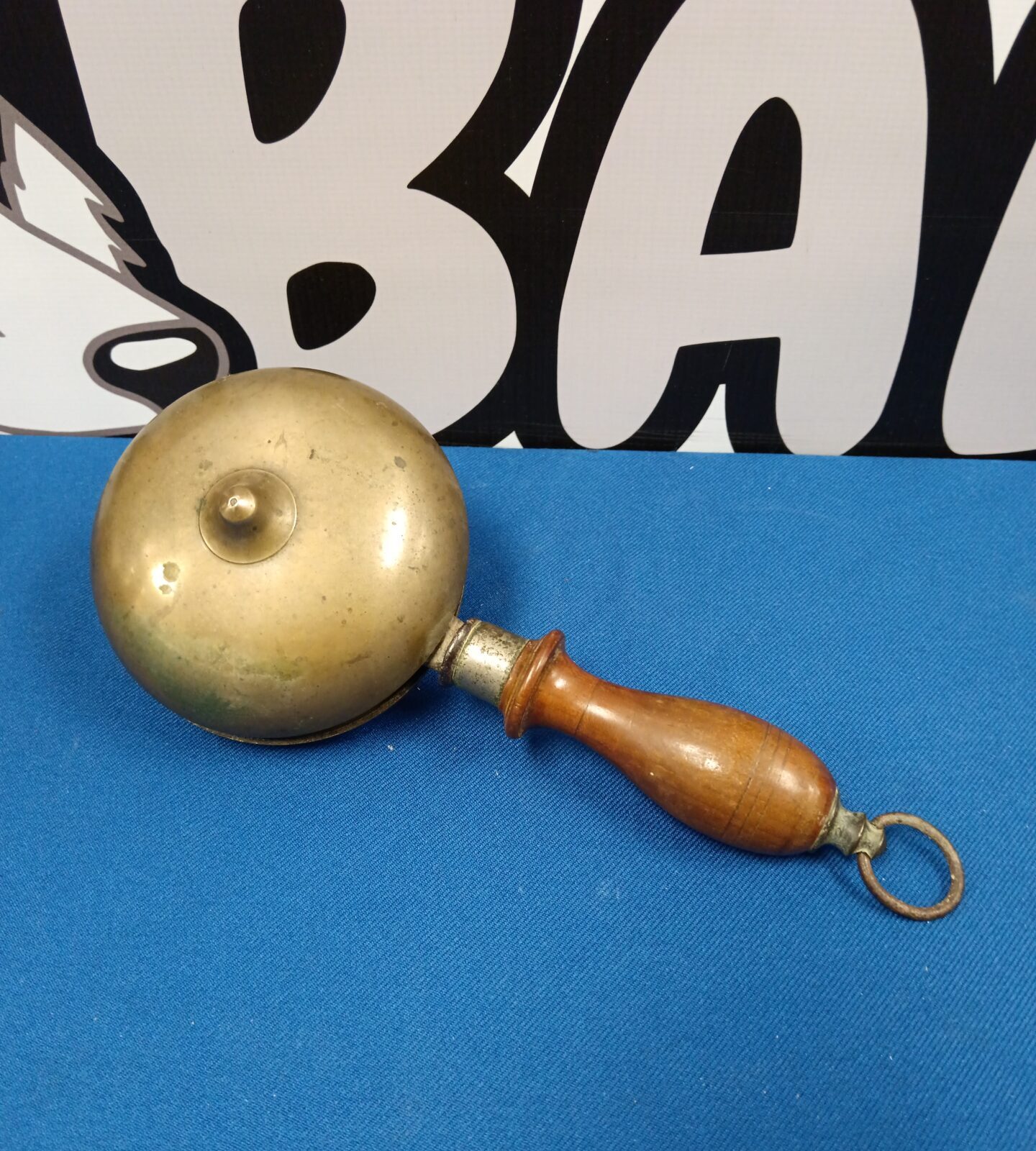 Vintage brass hand bell