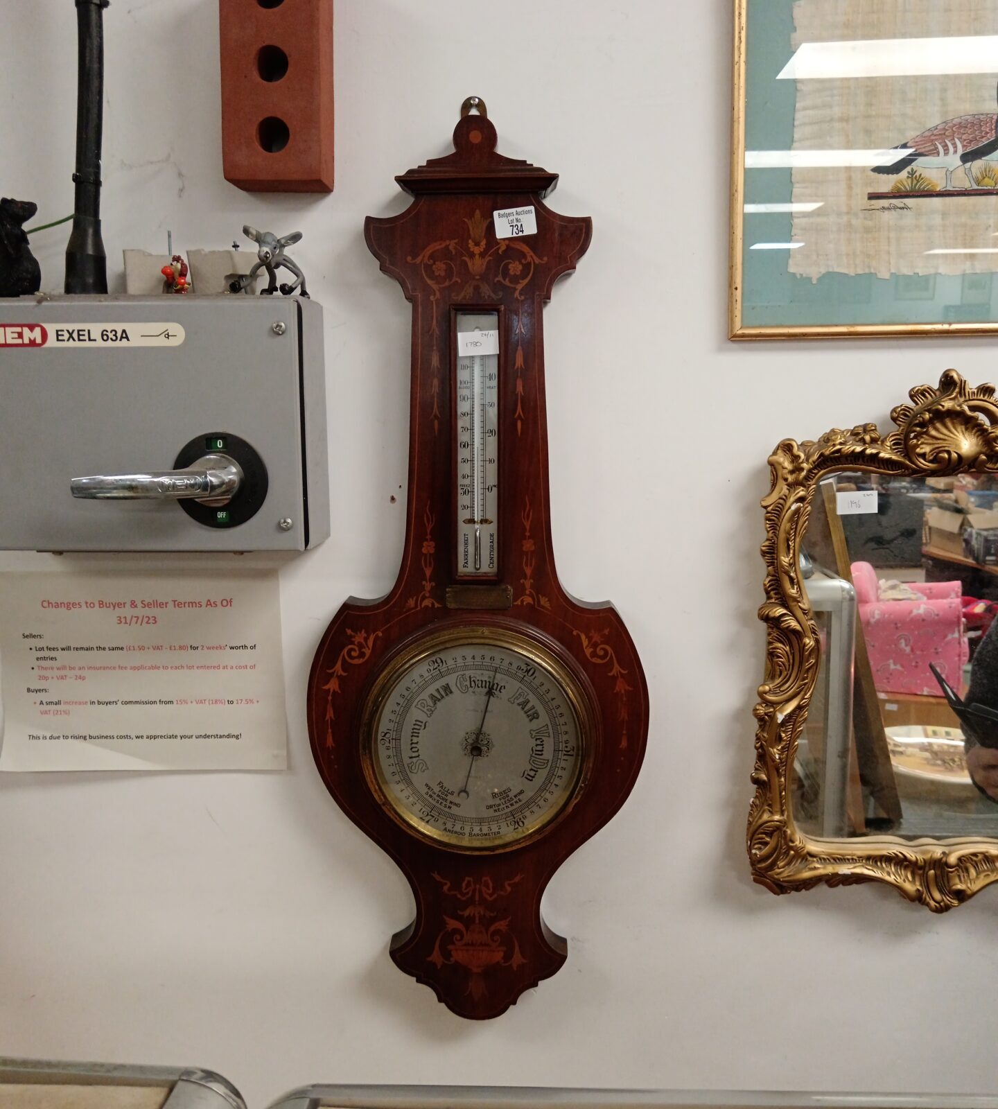 1923 Kendal & dent London aneroid barometer