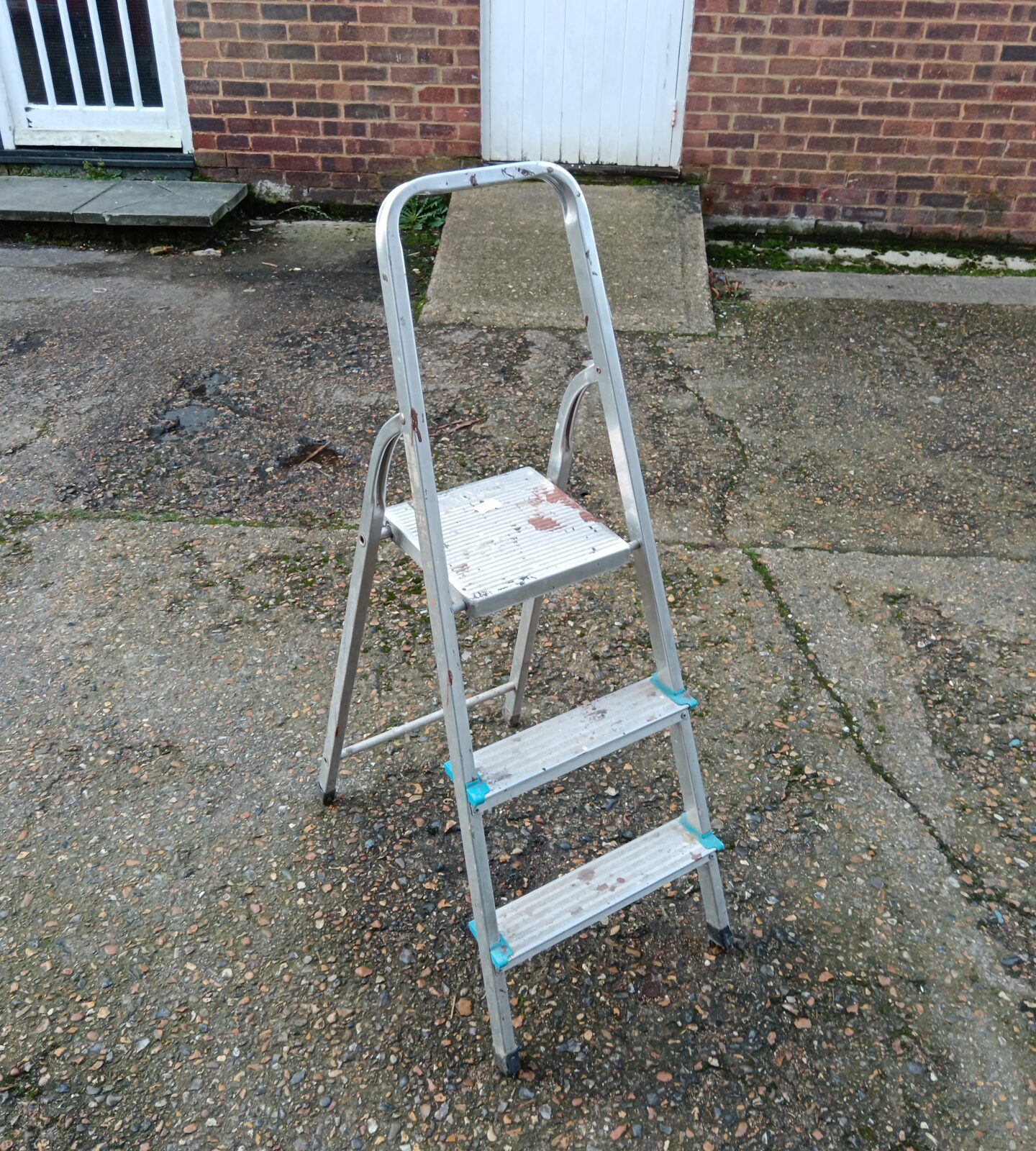 Small Texas folding step ladder