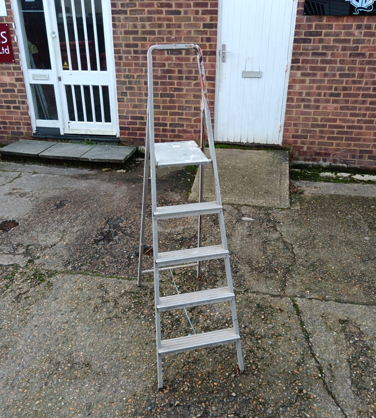 Beldray gazelle aluminium 5 run step ladder