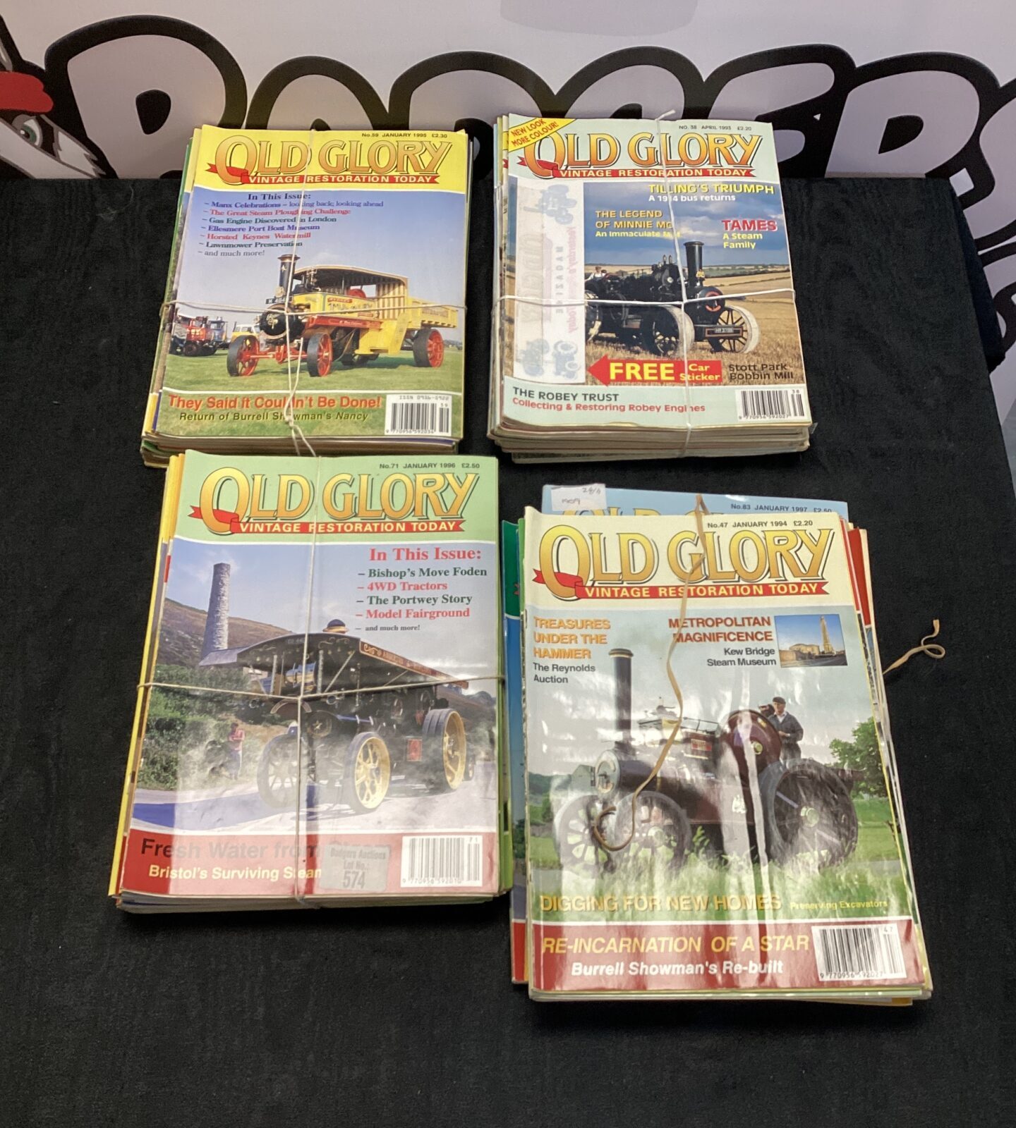 Bundle of old glory magazines