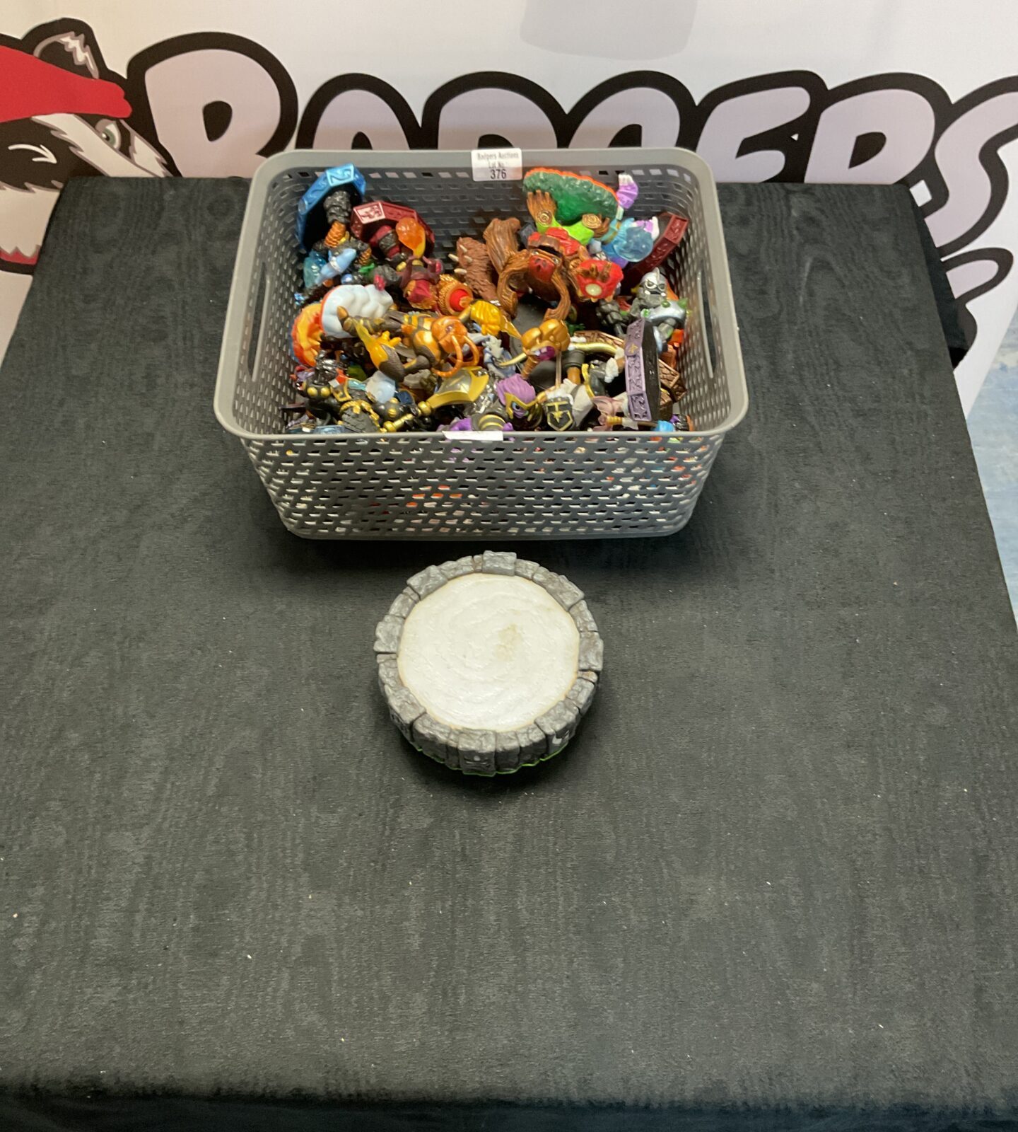 Tray of skylanders figures