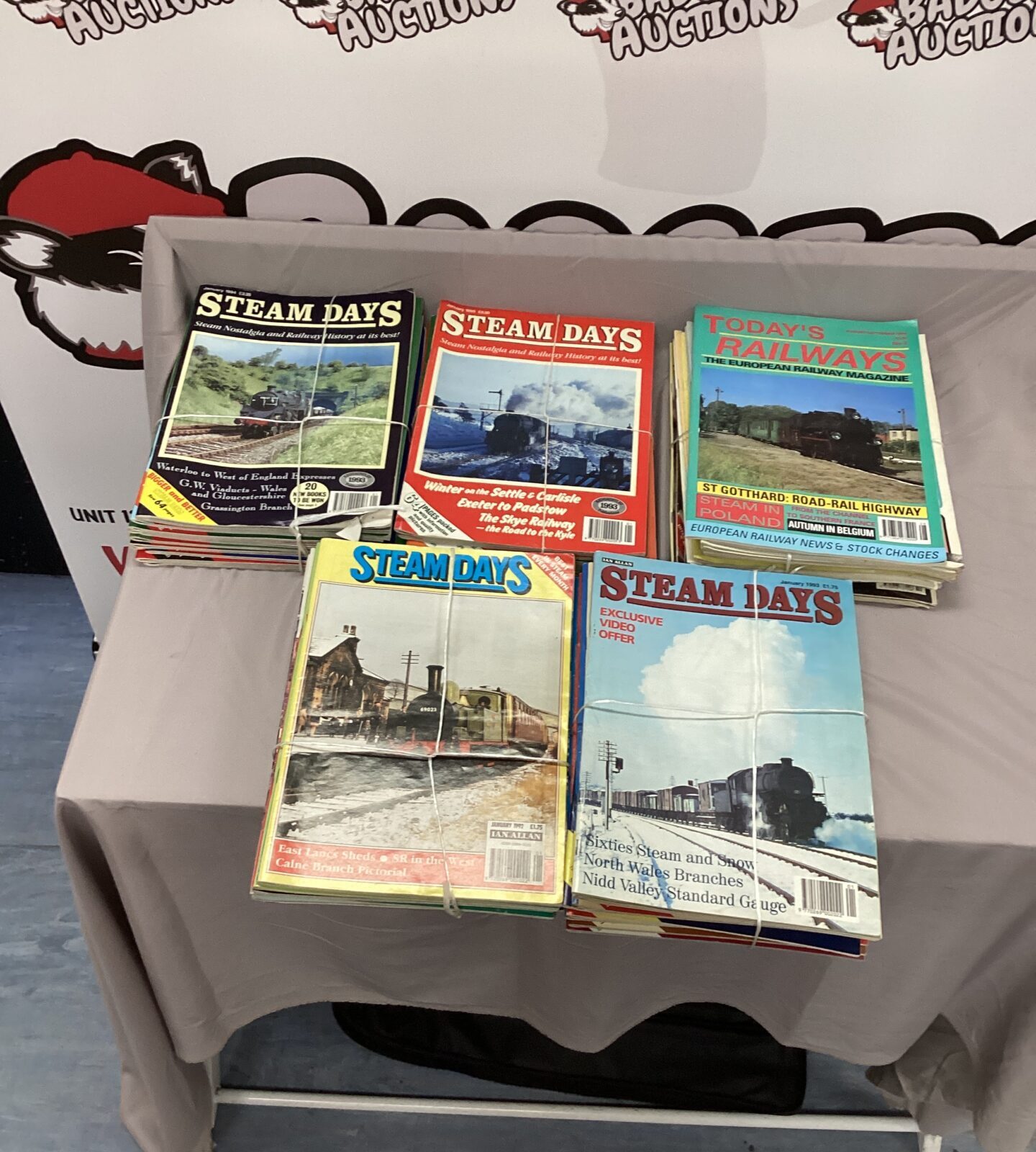 Quantity of Steam Days Magazines