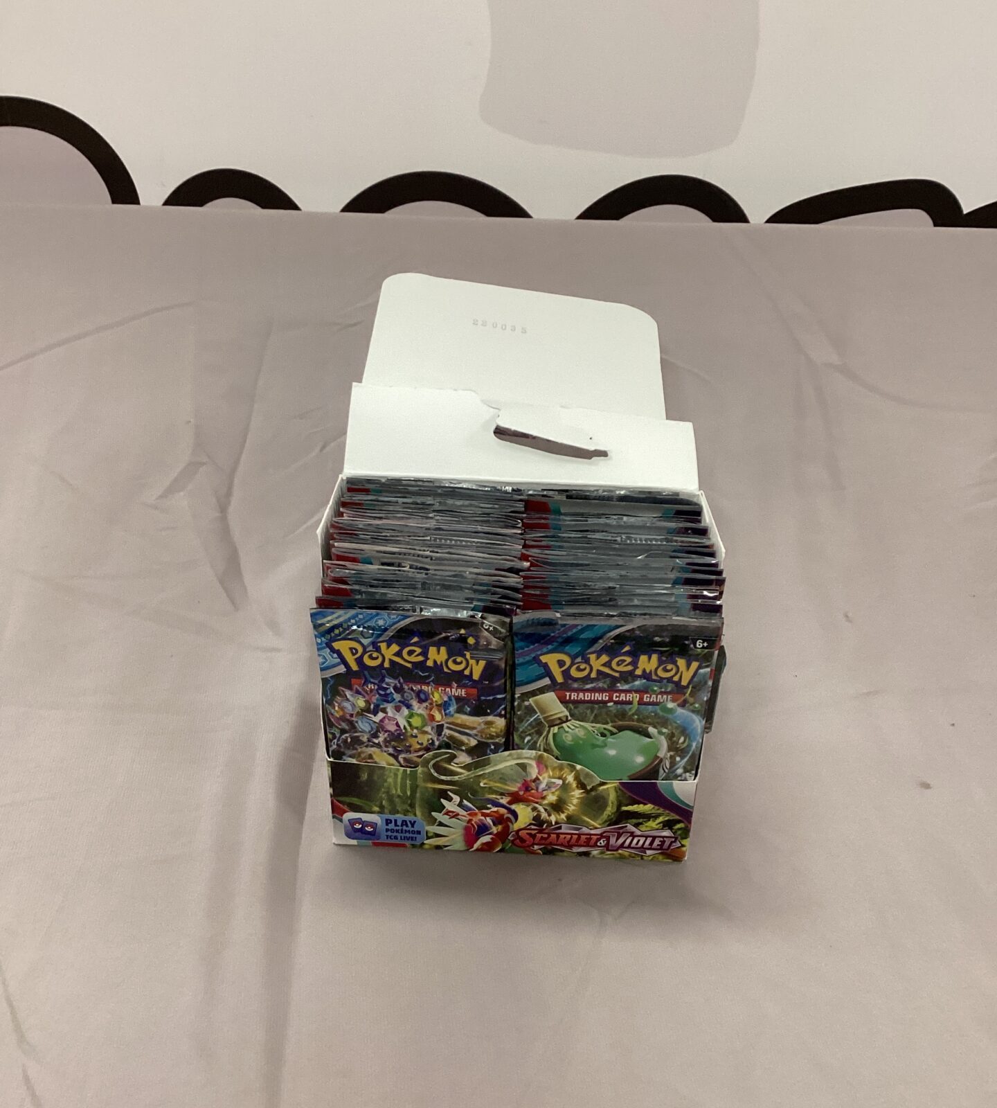 Box of Pokemon Trading Cards (packets opened)