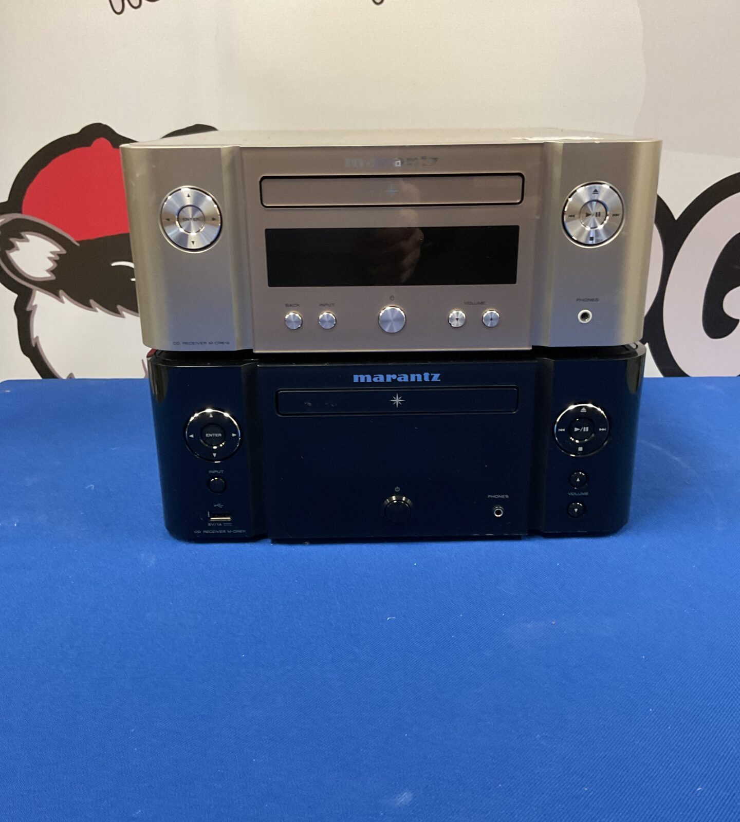 Two Marantz CD receivers M-CR611 and M-CR612