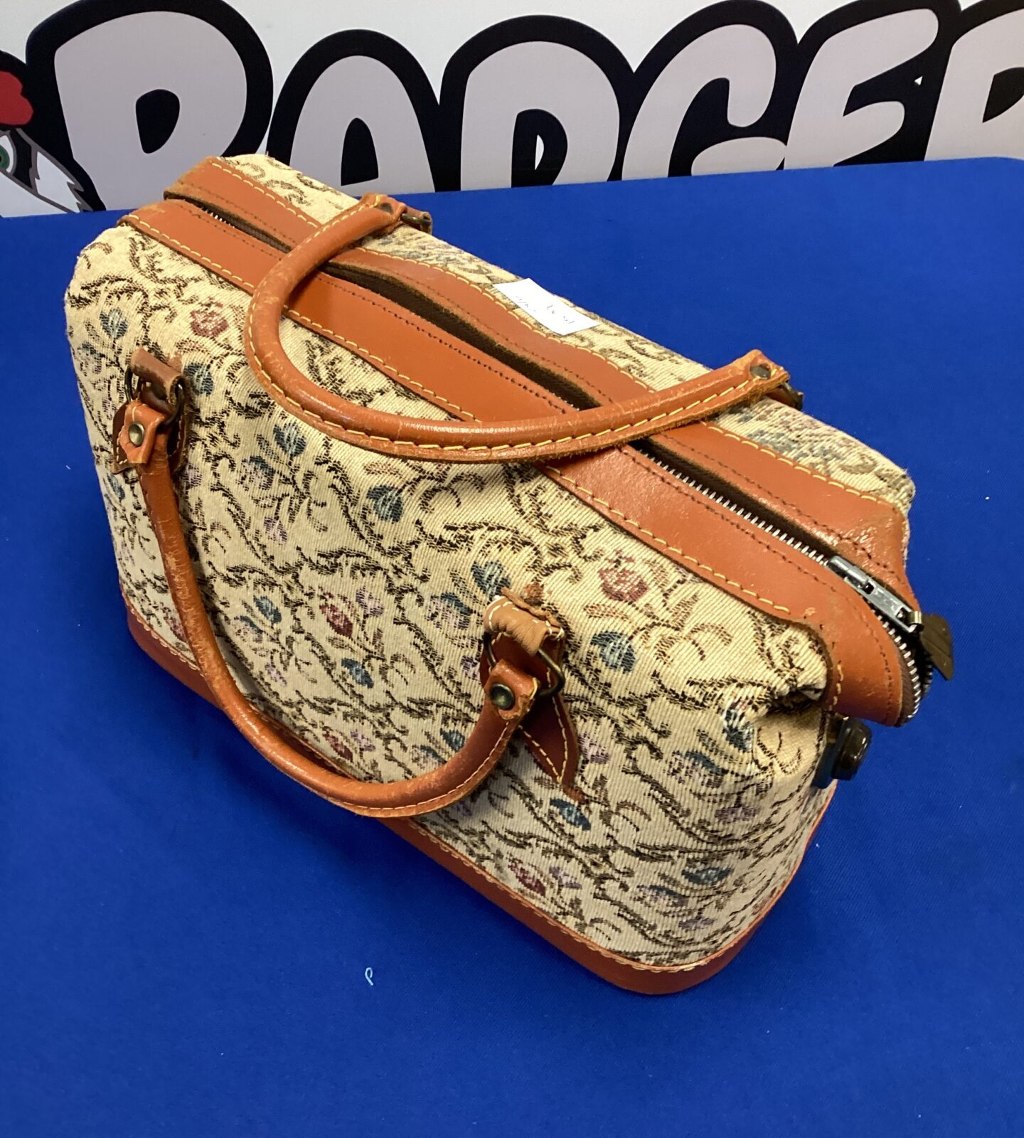 Ladies vintage carpet bag