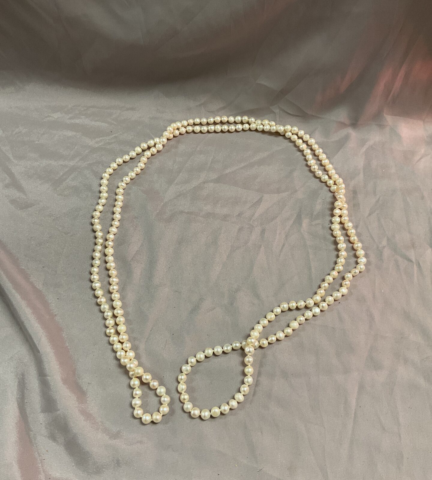 70” Pearl necklace