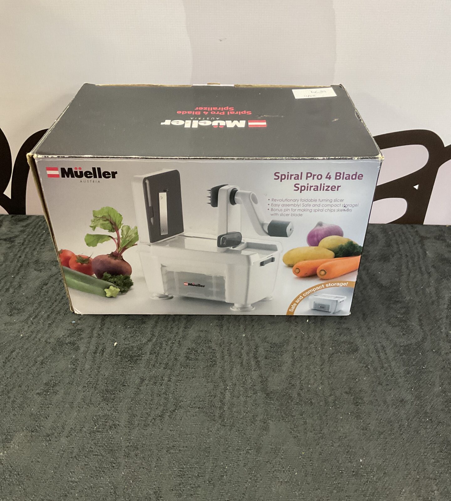 Mueller spiral pro 4 blade spiralizer