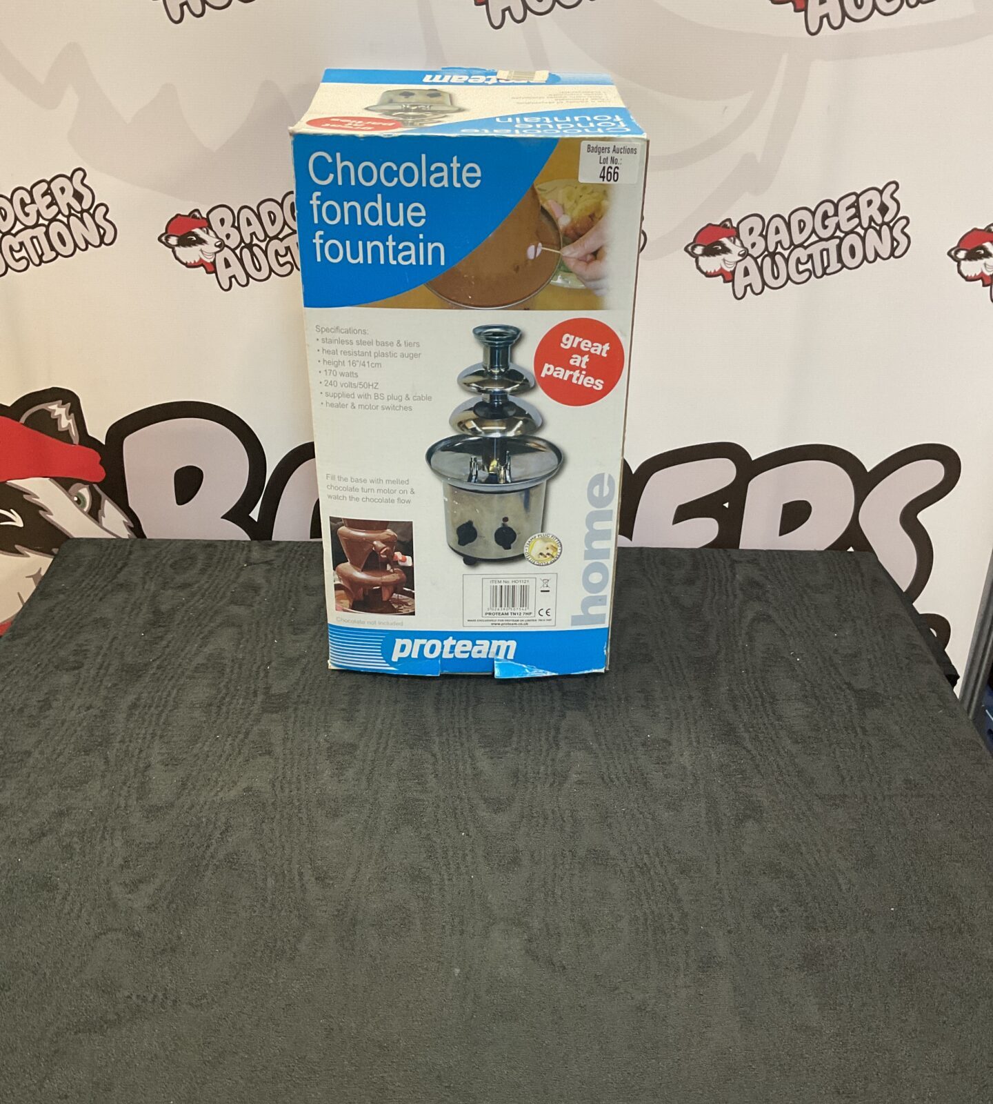 Proteam chocolate fondue fountain