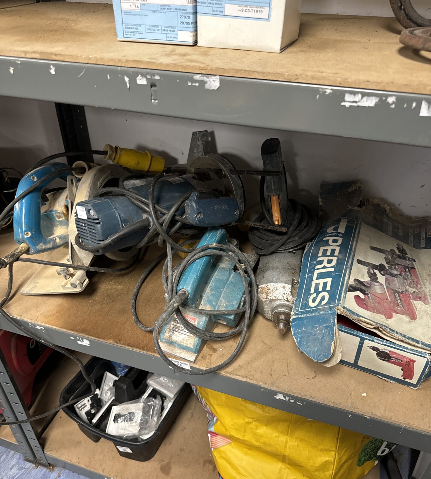 Selection of untested power tools