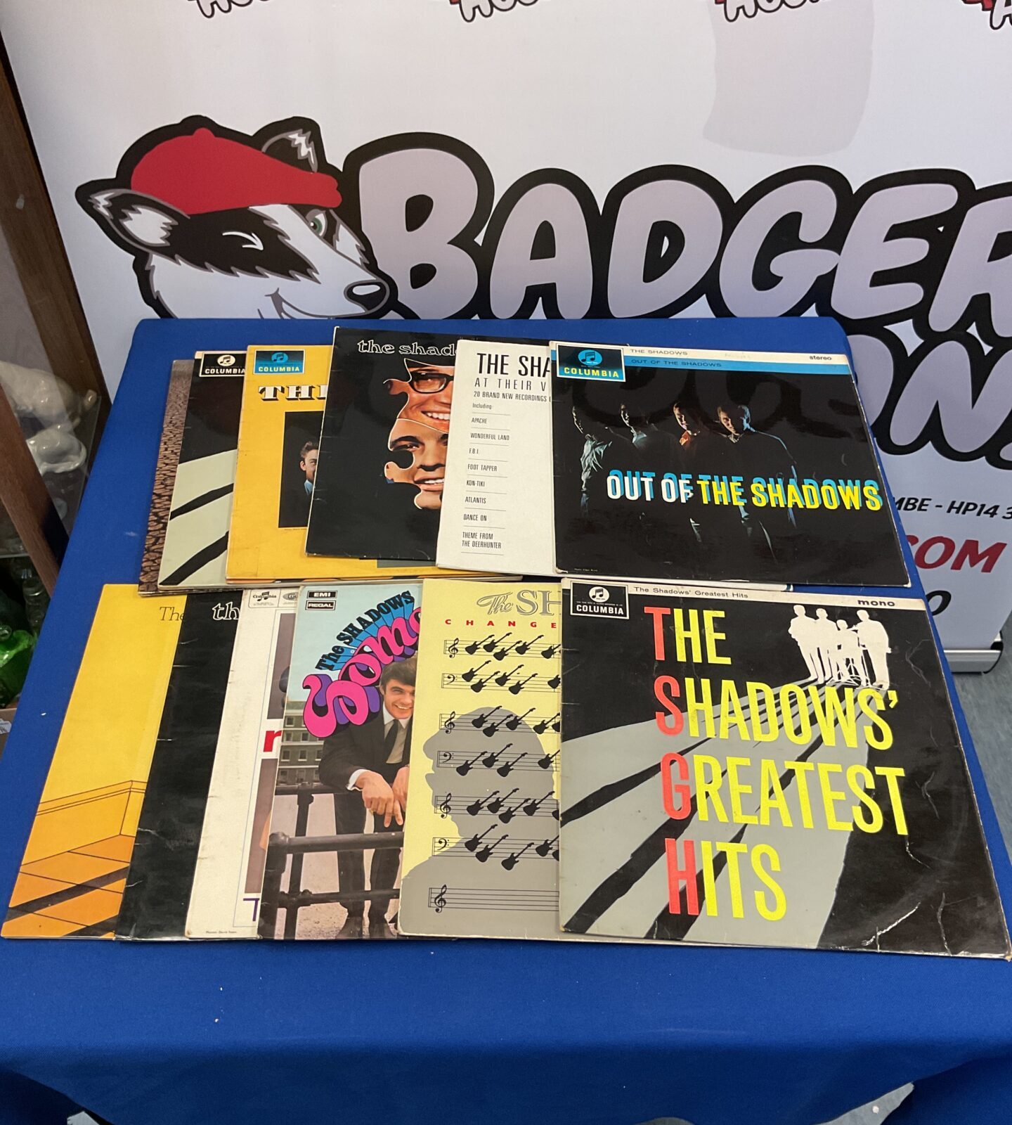 Collection of the shadows 12” vinyl records