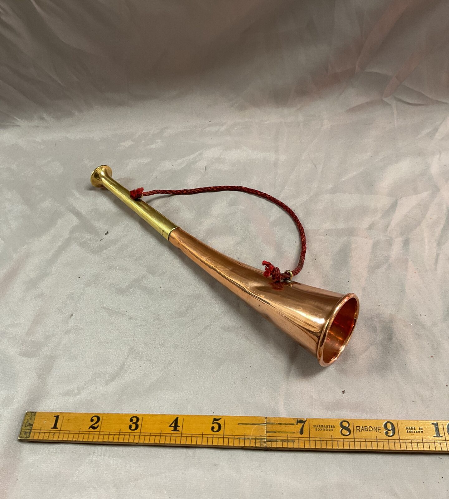 Copper and brass 10” Hunting horn