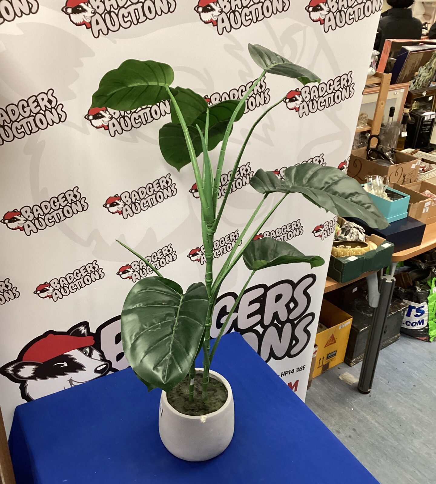 Artificial potted house plant