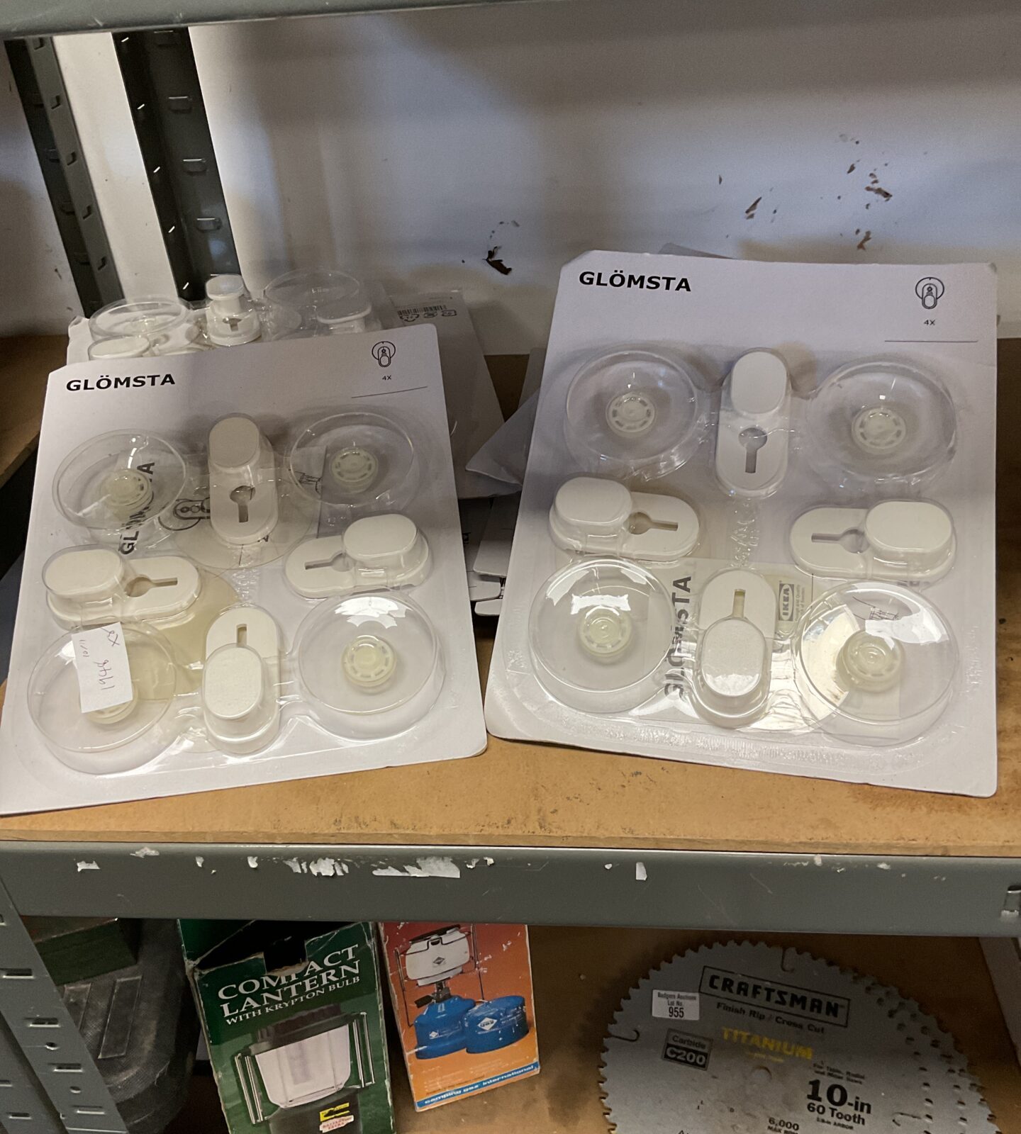 Quantity of ikea glomsta suction cup tea towel holders