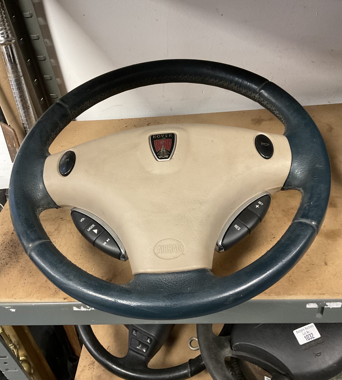 Rover car steering wheel