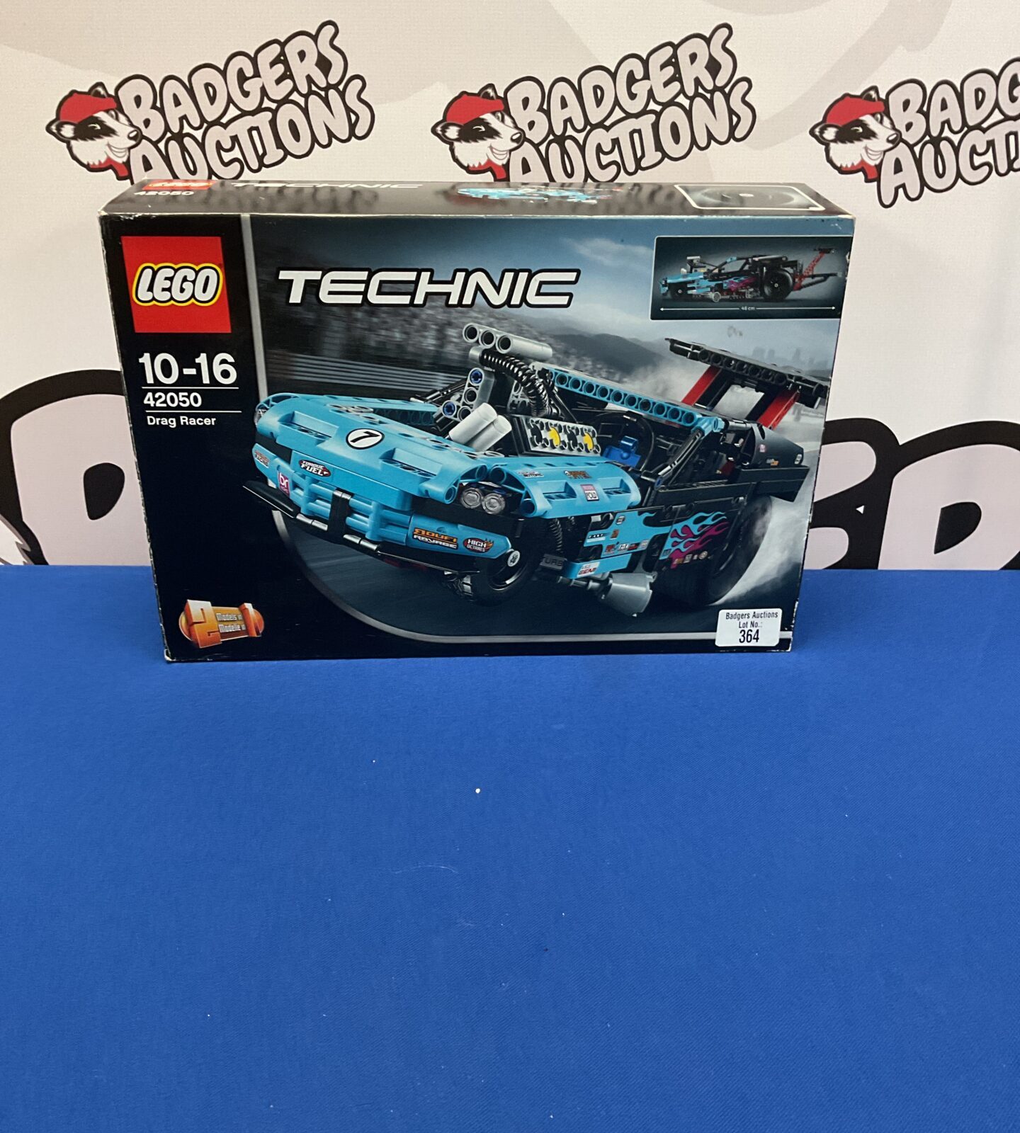 Lego technic set 42050 drag racer complete