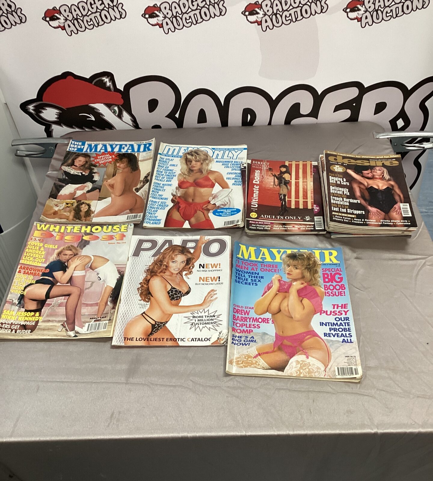 Collection of adult magazines inc mayfair & private