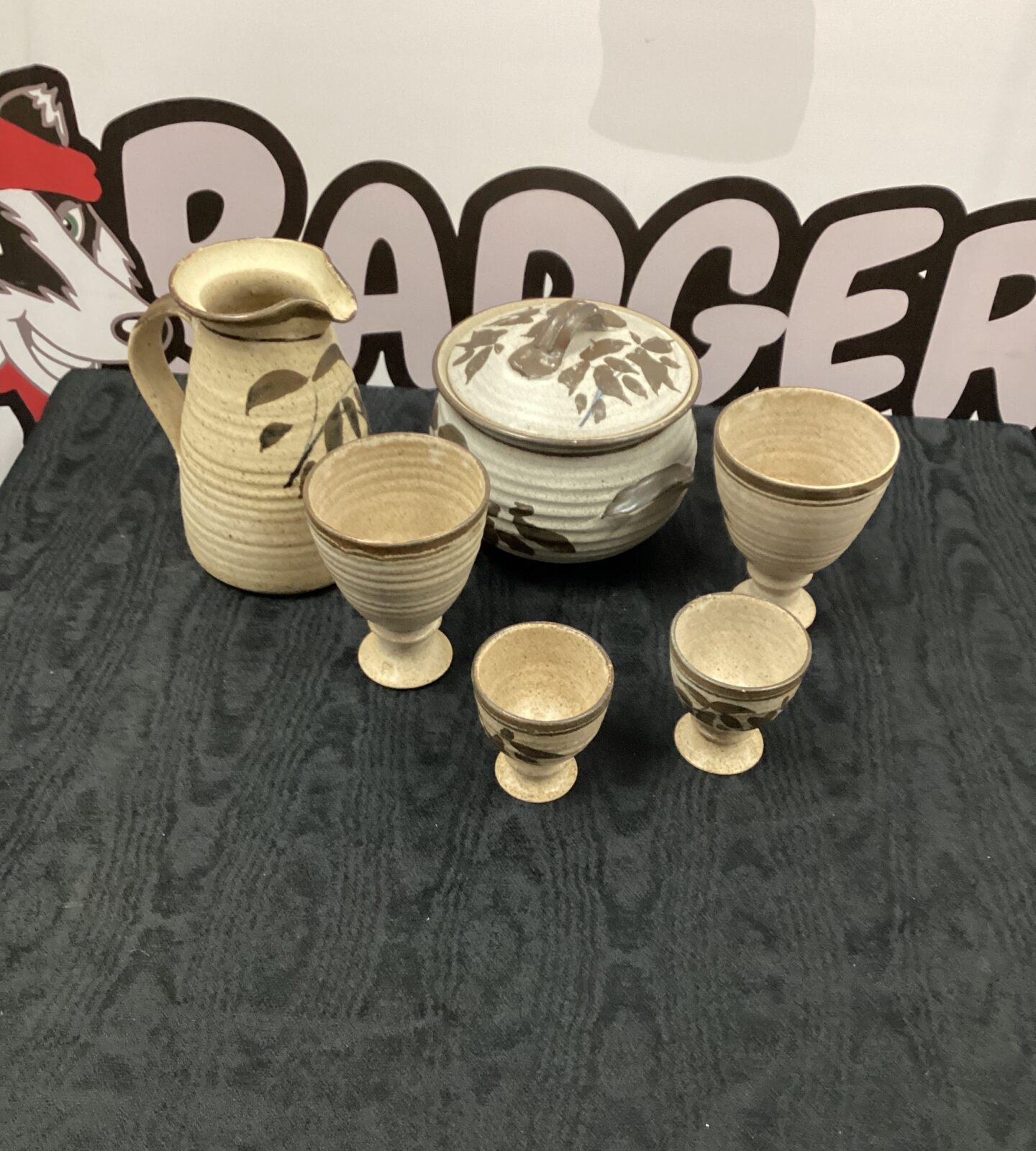 Handmade Pottery inc goblets