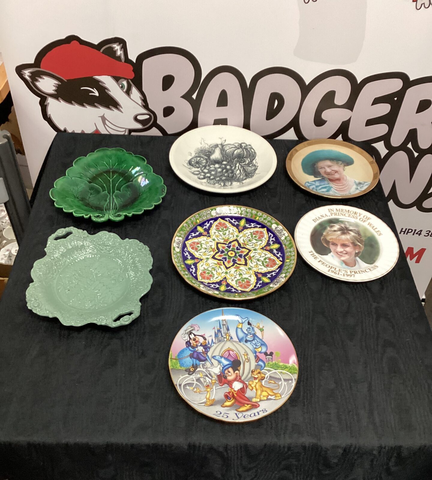 Selection of collectors plates inc hand painted ones