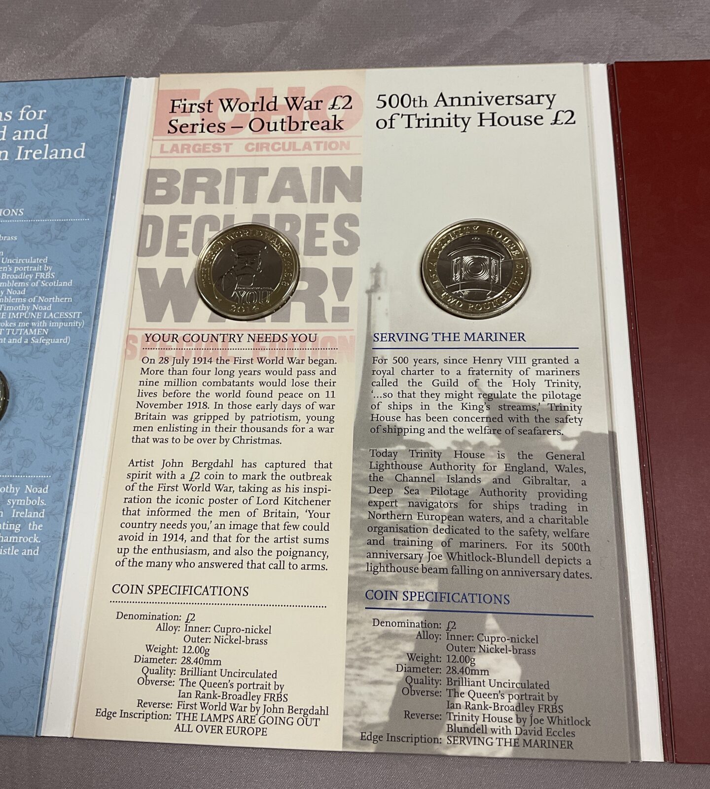 2014 United Kingdom annual coin set includes 14 coins - Image 4