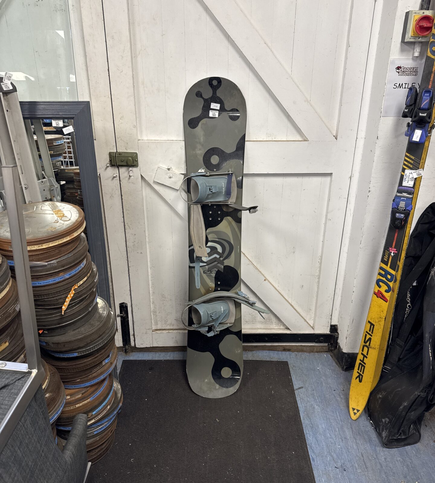 Rio snowboard with Preston bindings