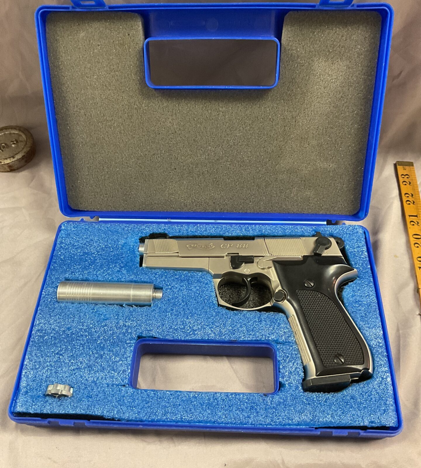 Walther CP88 .177 cal Pellet pistol with case