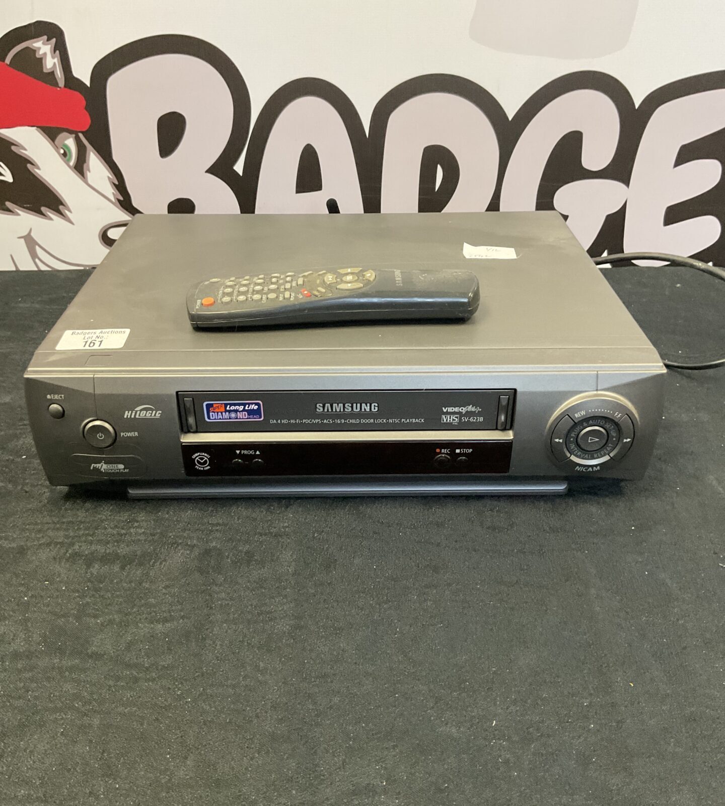 Samsung SV-623B VCR/VHS player