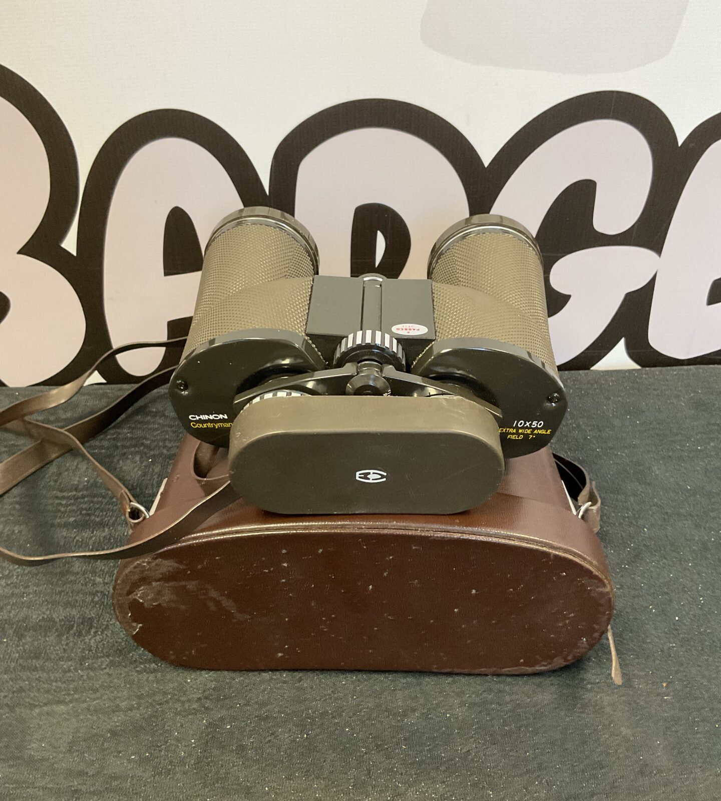 Chinon Countryman binoculars in case