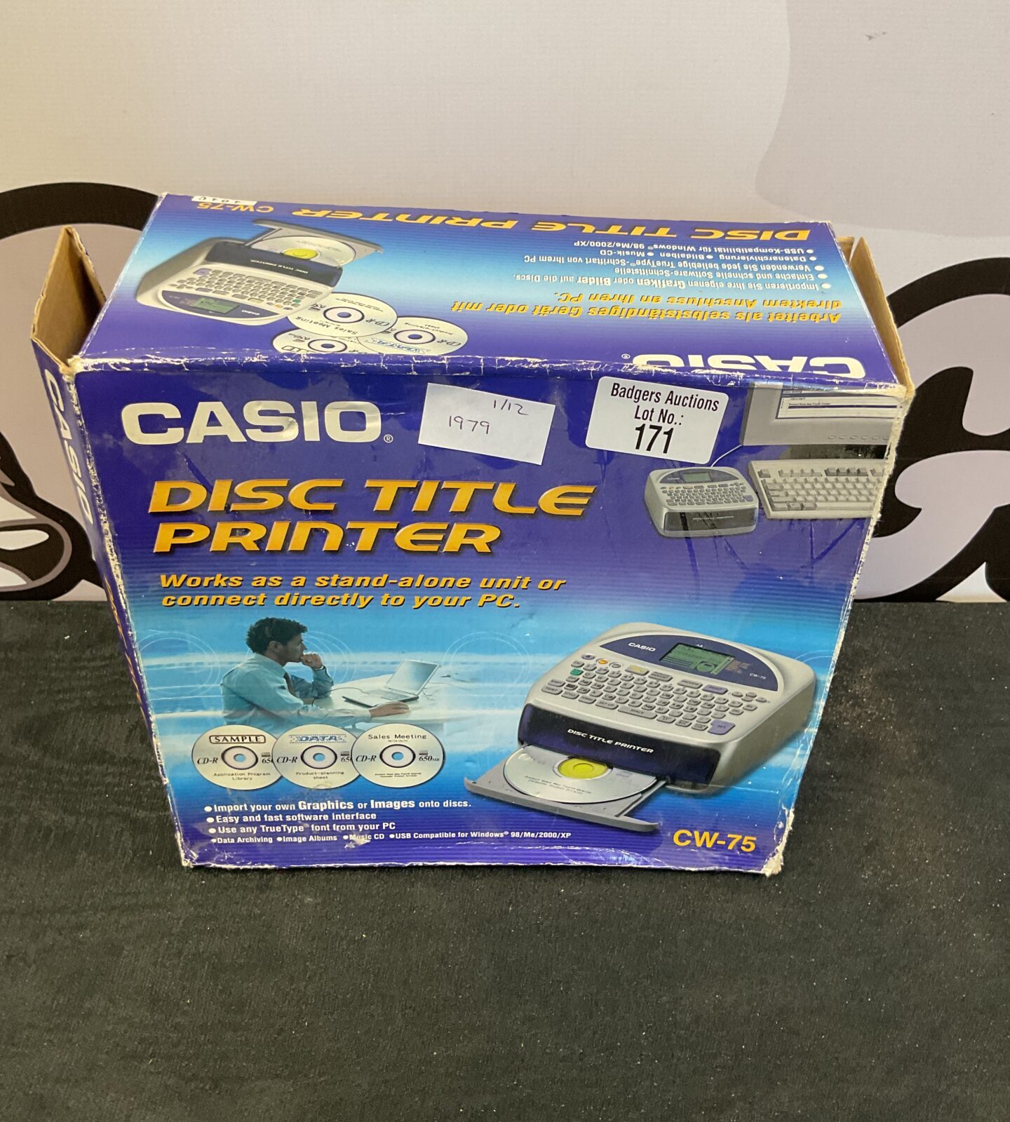 Casio disc title printer