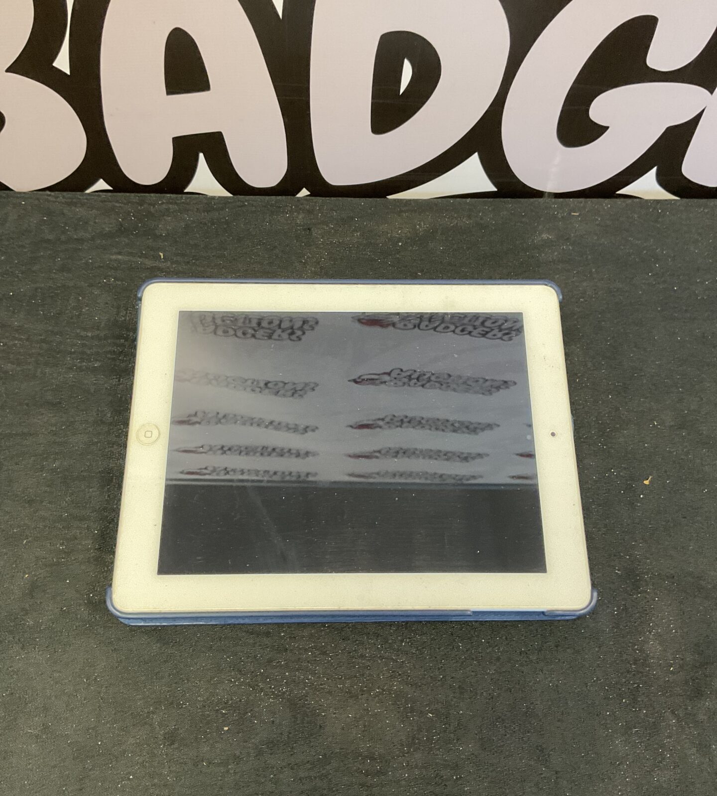 Apple ipad with case (untested - no charge or charger)