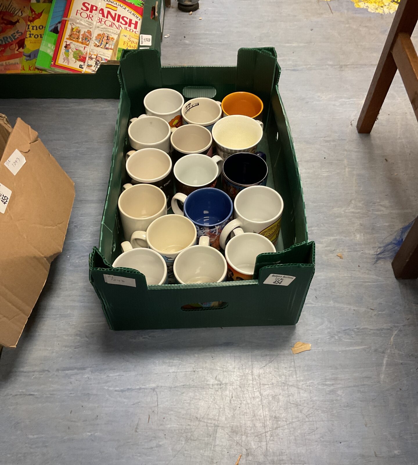 Box of mixed mugs