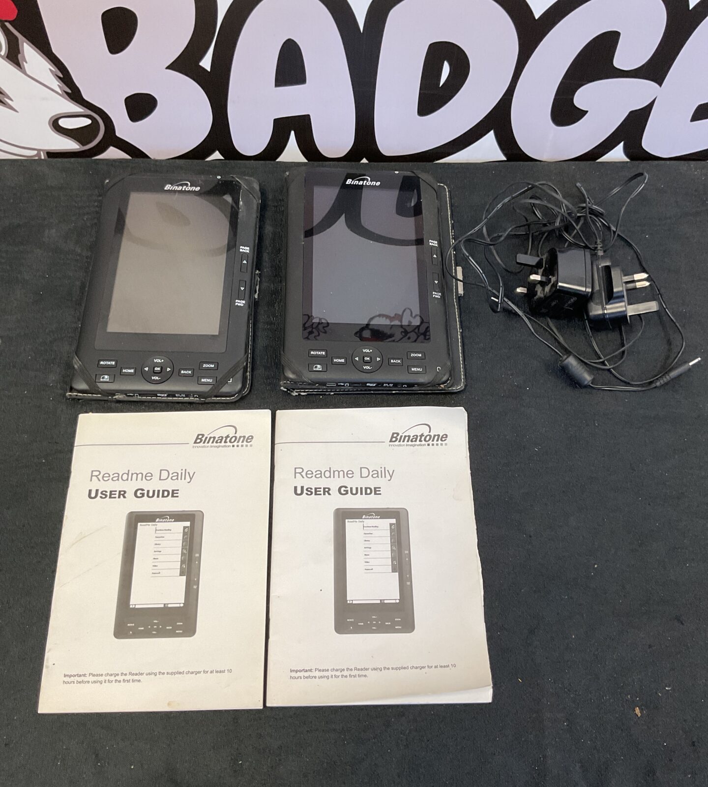 Pair of Binatone ebook readers