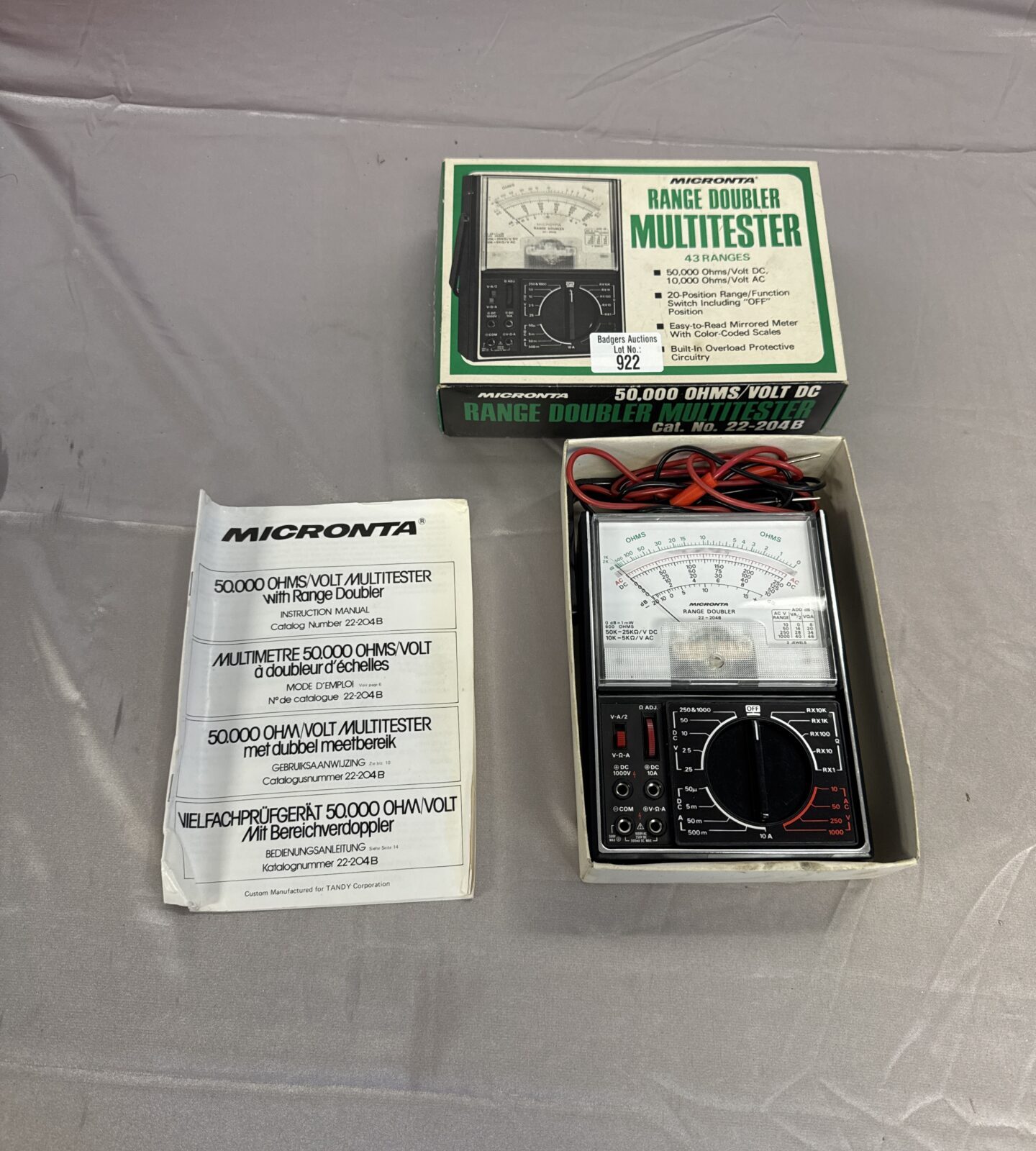 Micronta range doubler multi tester