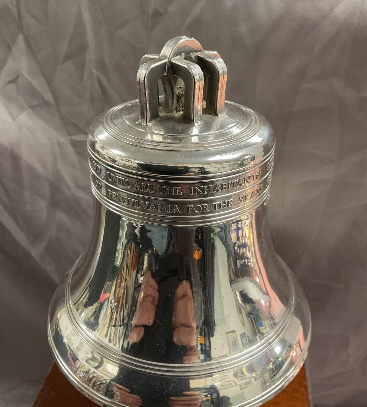 Vintage silver plate American liberty bell - Image 2