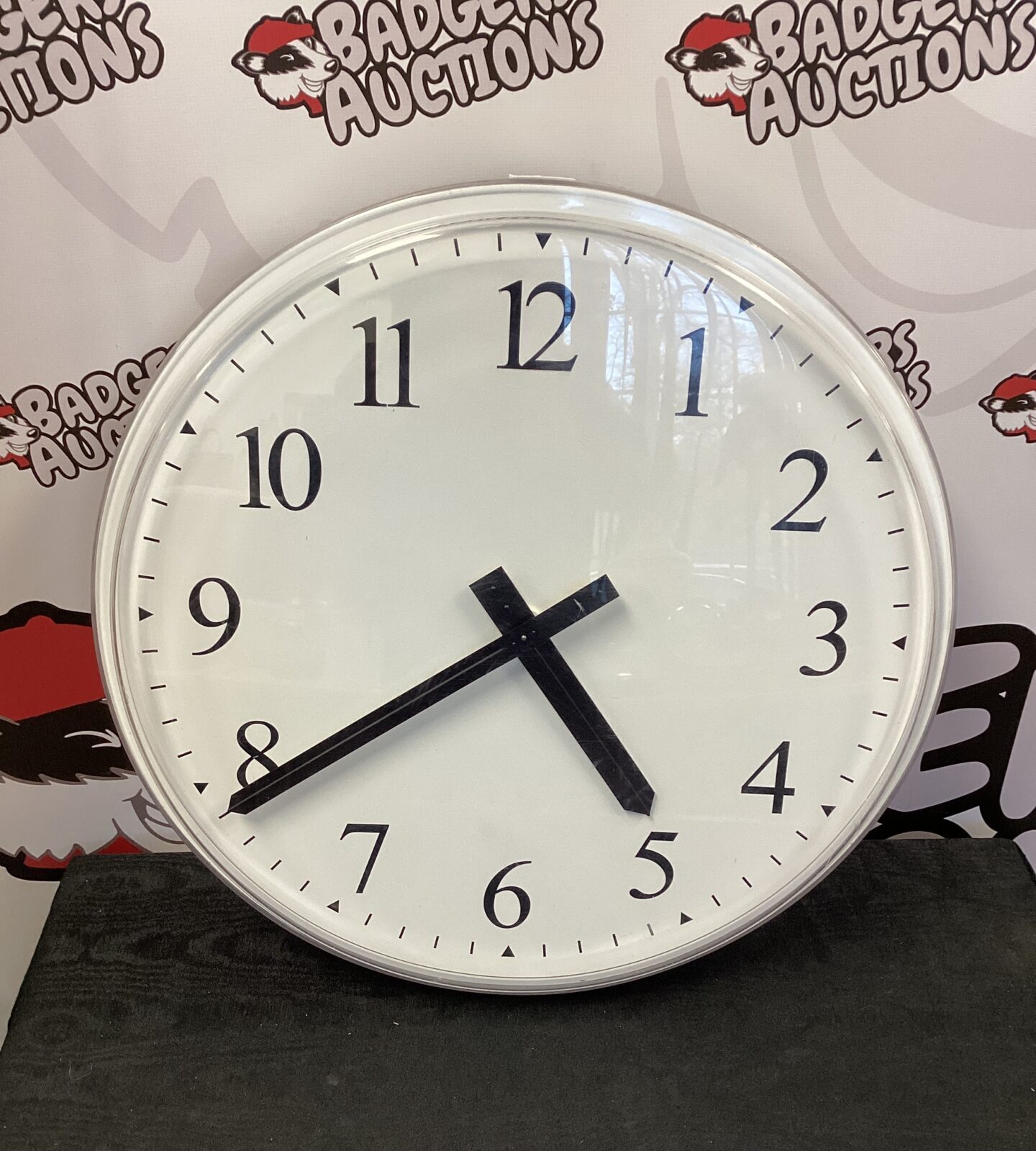 Large 21” wall clock