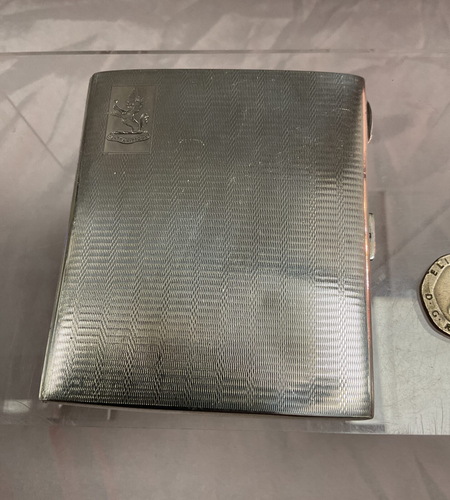 Hallmarked Sterling silver cigarette case 95.3 g