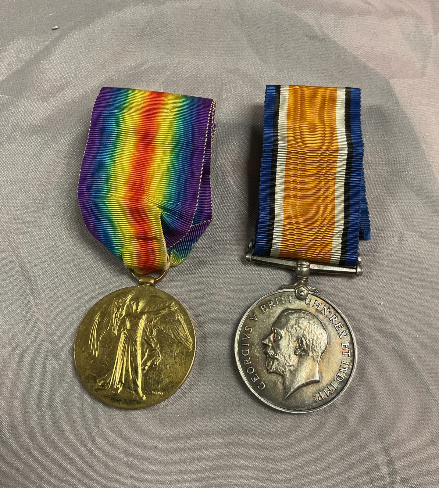 Two WW 1 Medals to Durham light infantry