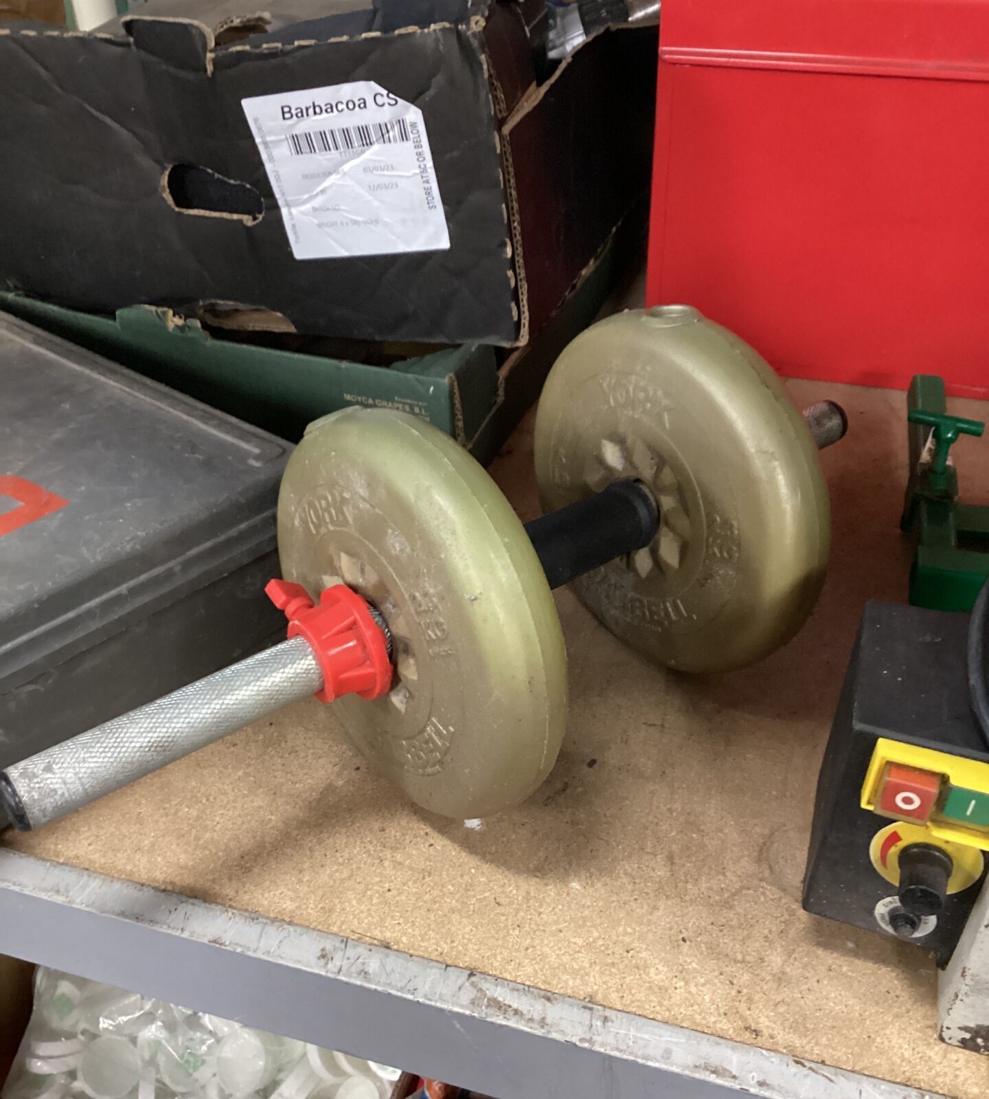 York 10lb dumbell