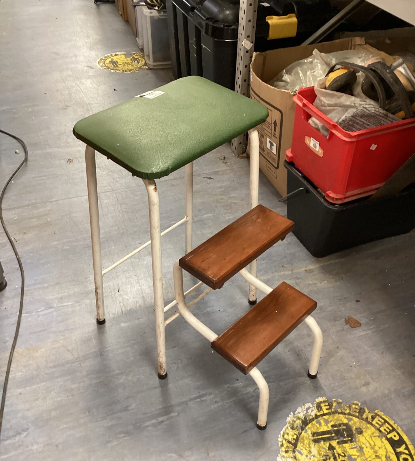 Vintage stepper stool