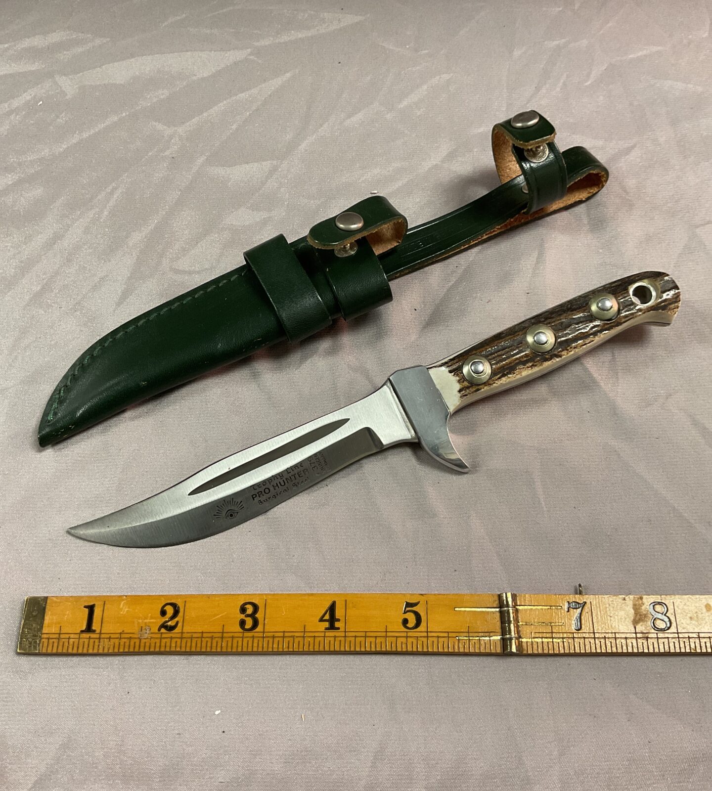 Pro hunter surgical steel sheath knife