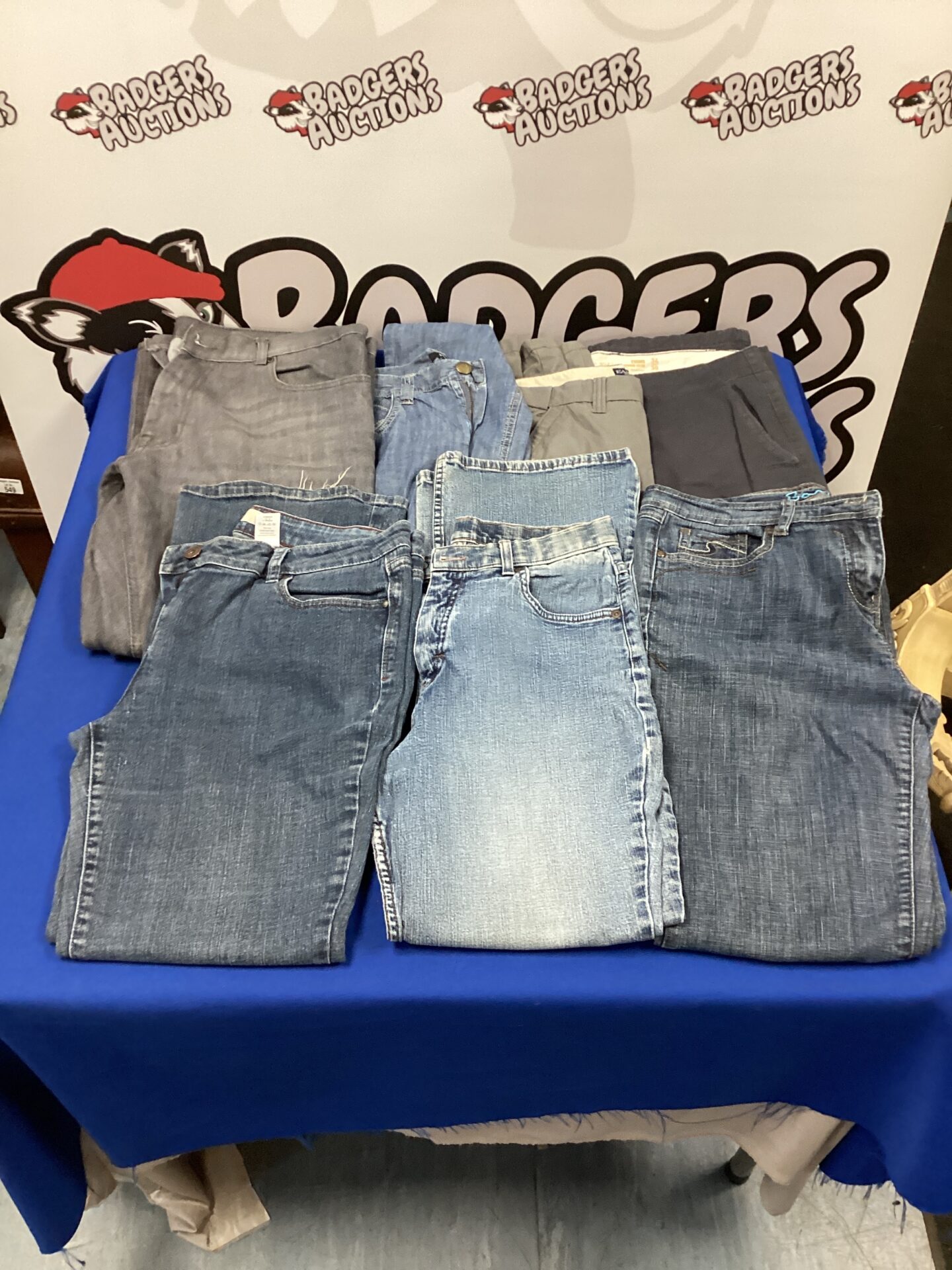 Seven pairs of jeans & trousers inc chino’s & bootcut