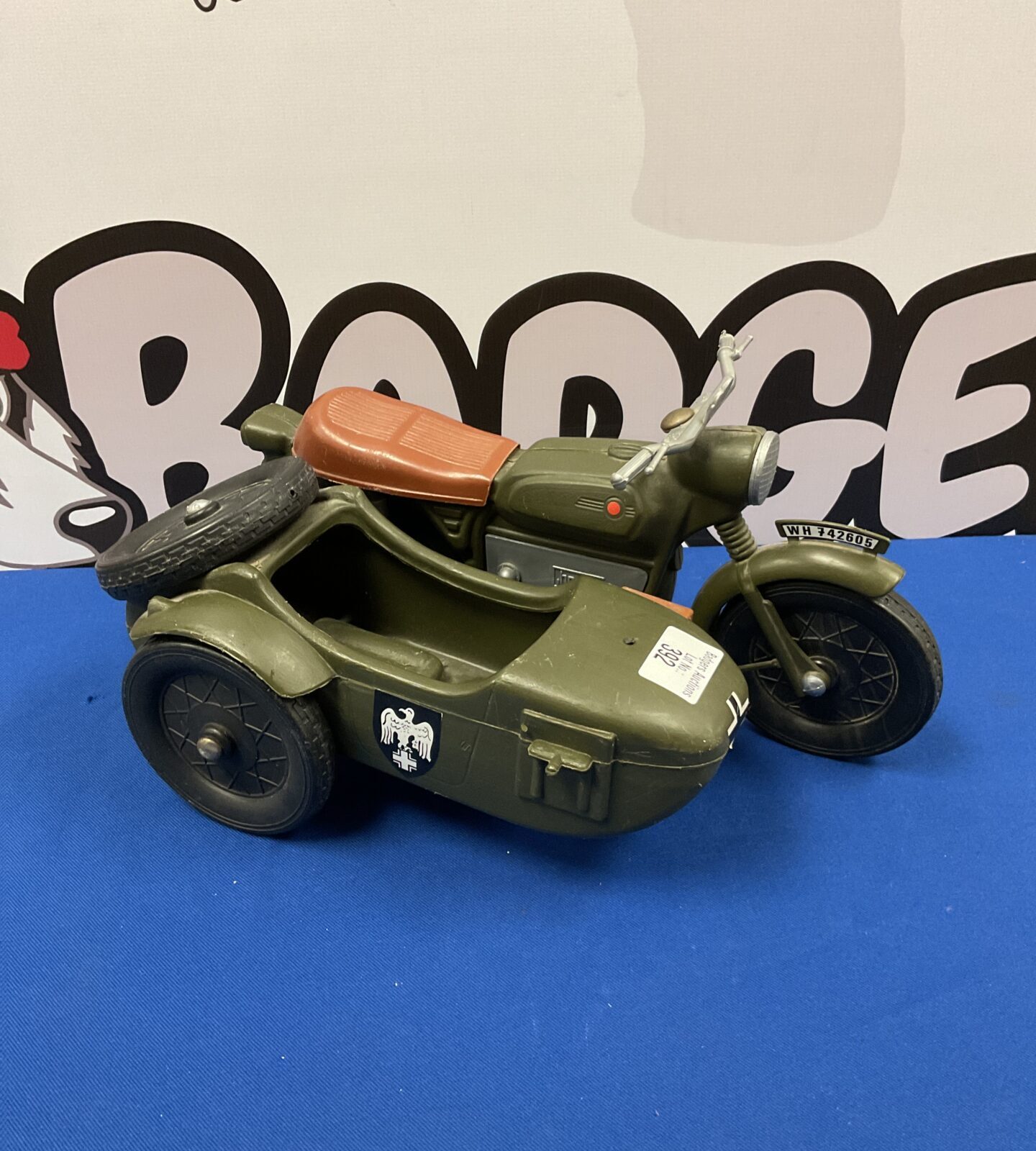 vintage palitoy action man cherilea motorcycle with sidecar