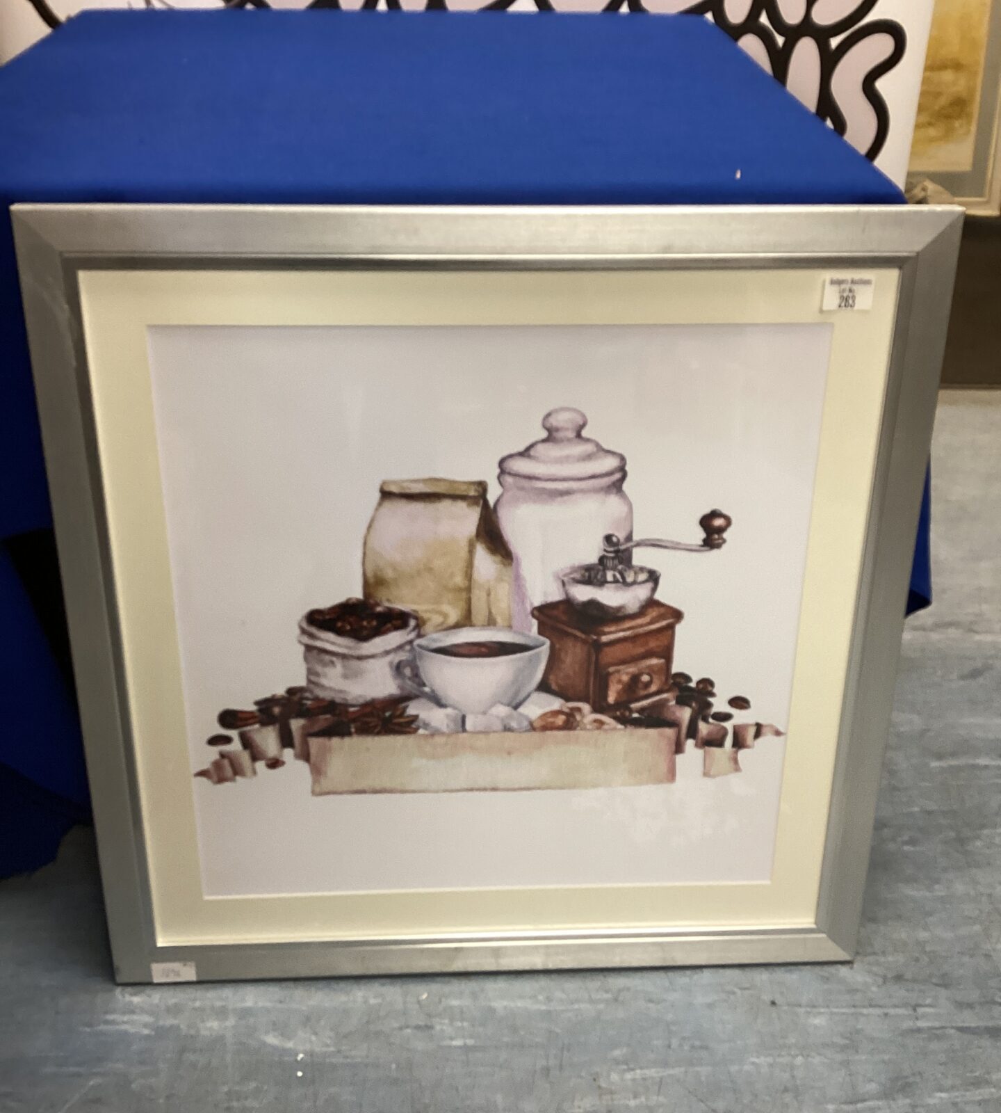 Framed print of a kitchen scene