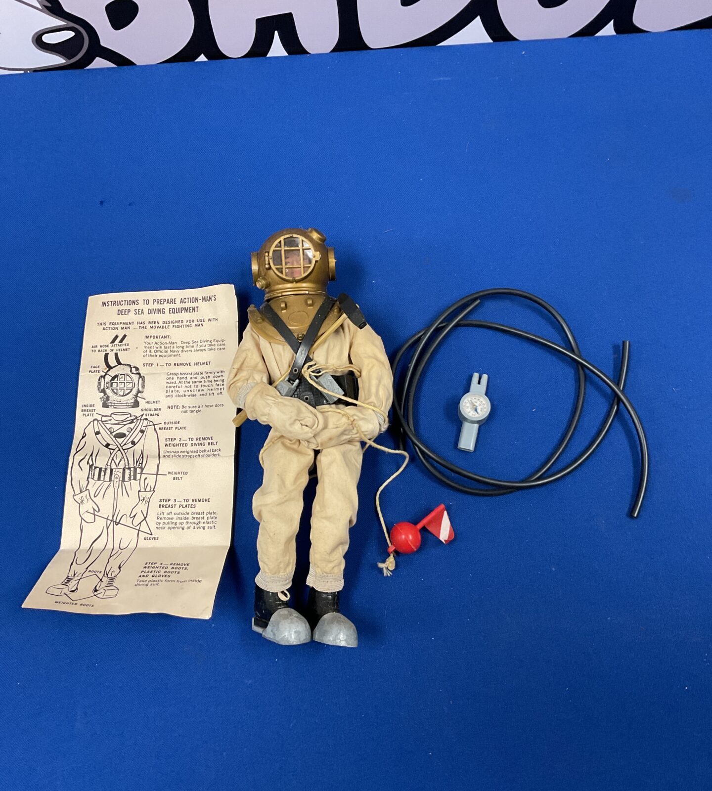 vintage palitoy action man deep sea diver