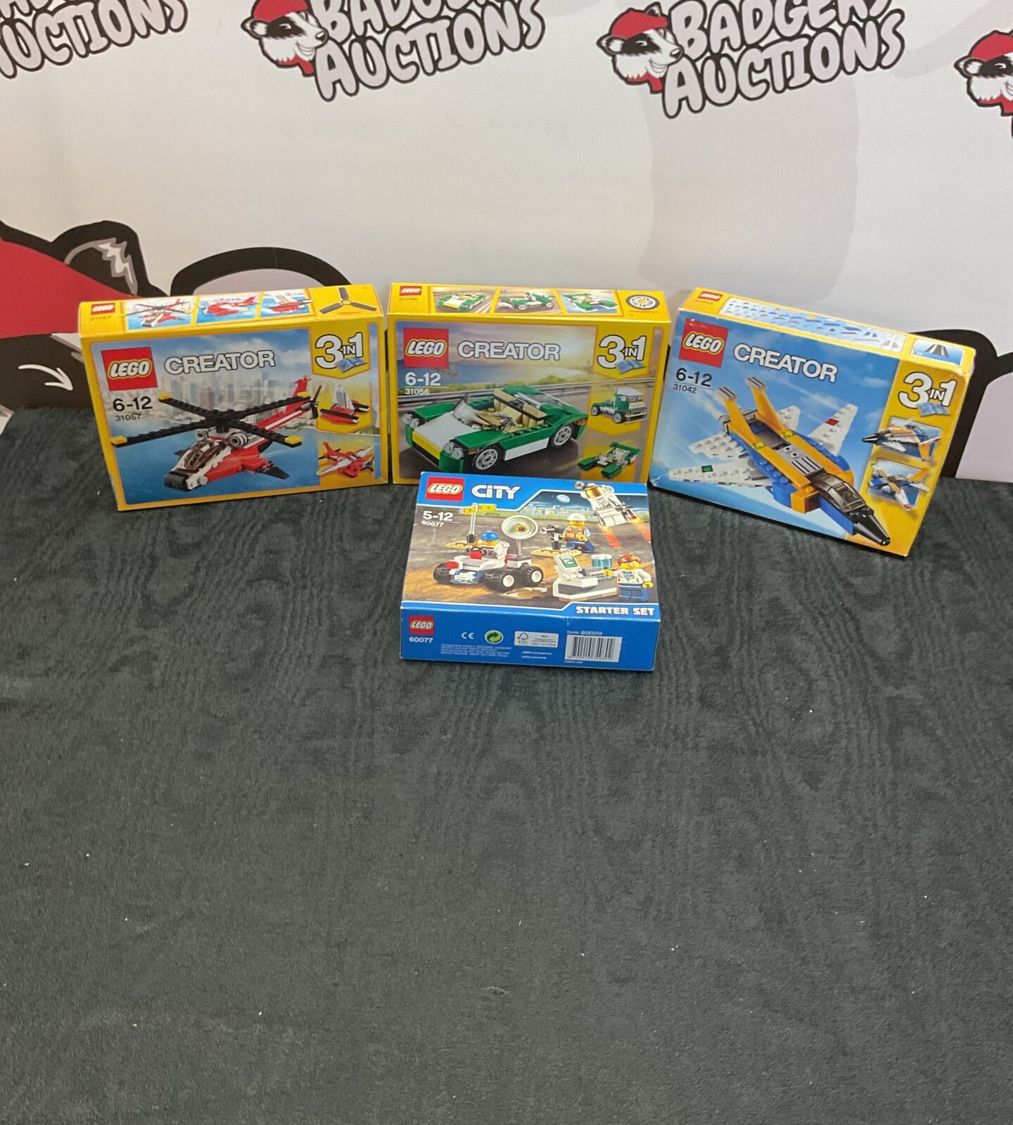 Three new Lego sets inc Lego creator and Lego city