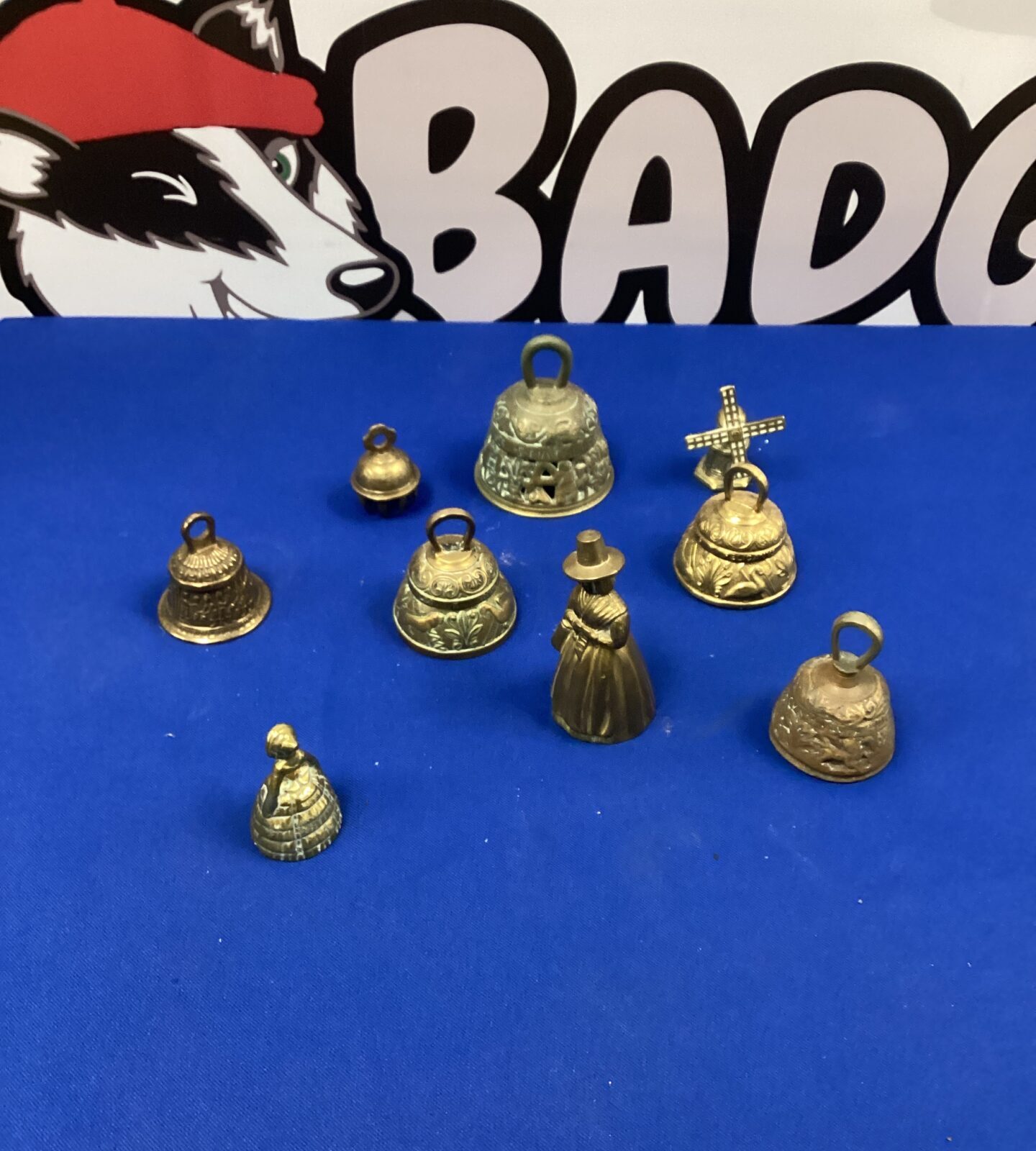 Selection of vintage Brass Bells